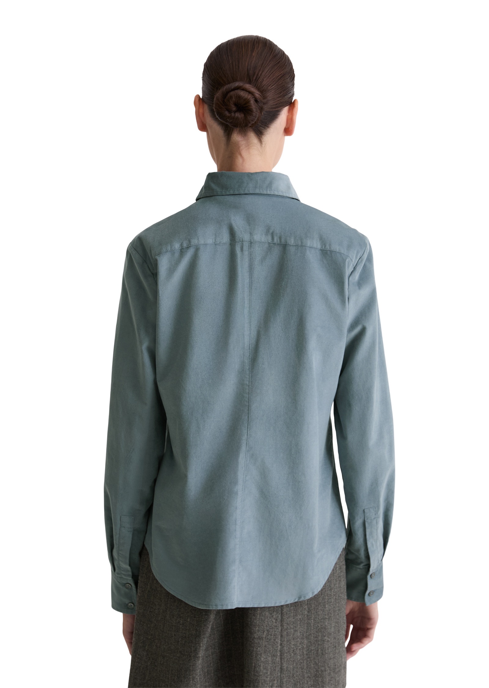 Thumbnail - Marc OPolo Langarmbluse "aus Organic-Cotton-Viskose-Mix"