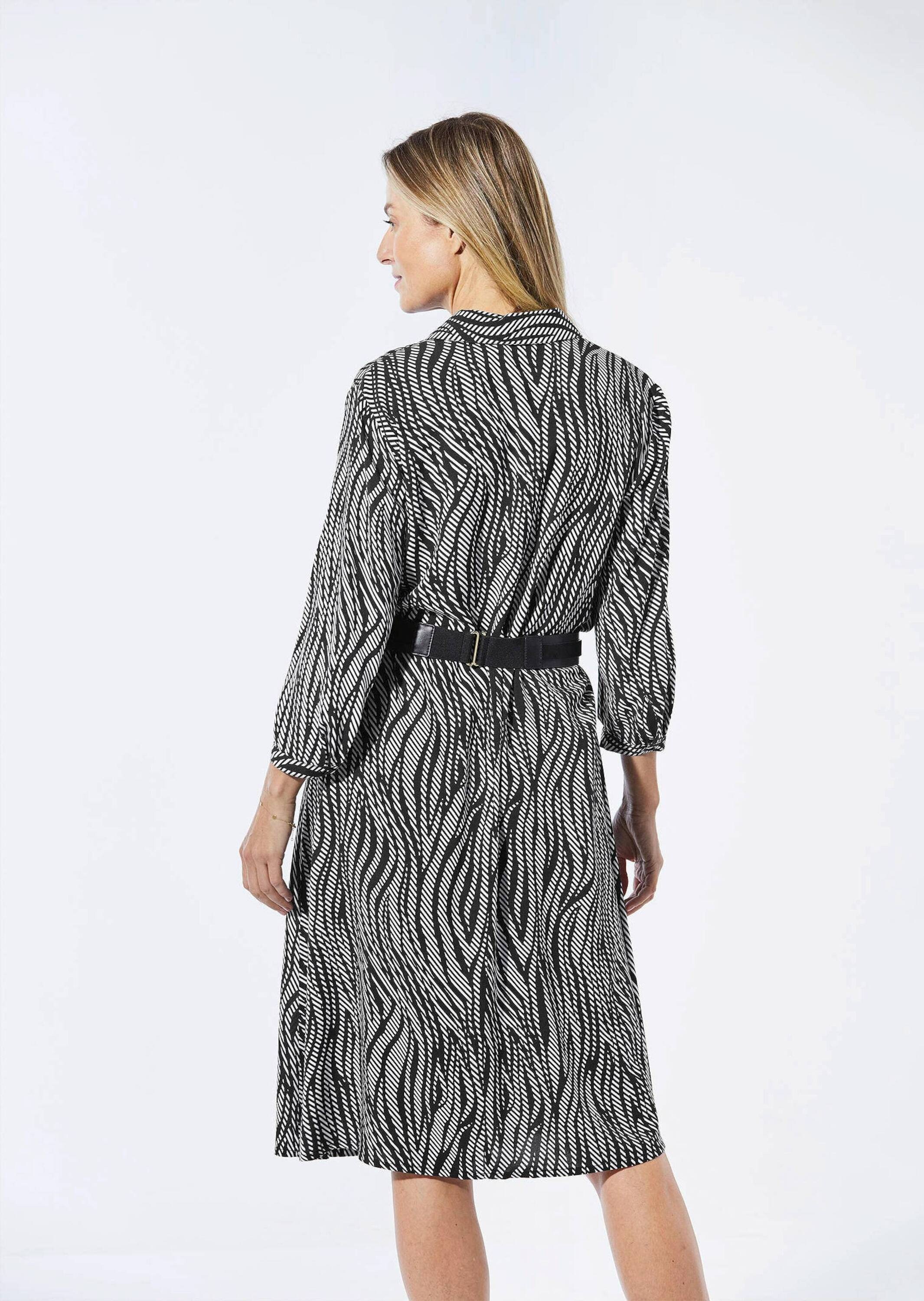 GOLDNER Sommerkleid »Kleid Blusenkleid mit Hemdkragen«