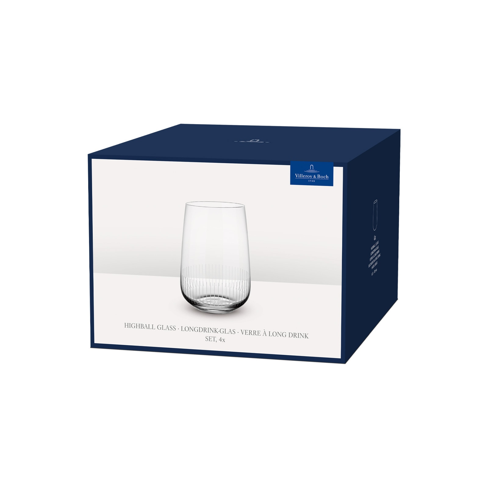 Villeroy & Boch Longdrinkglas »Longdrinkgläser Afina 300 ml 4er Set transparent«