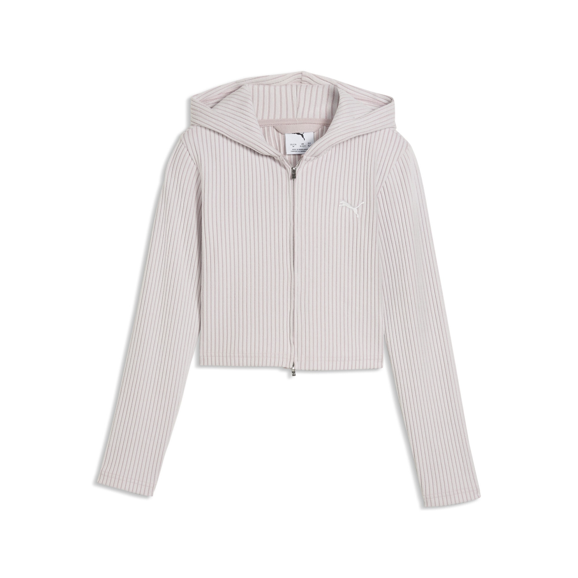 PUMA "Essentials Slim Gerippter Hoodie Mädchen"