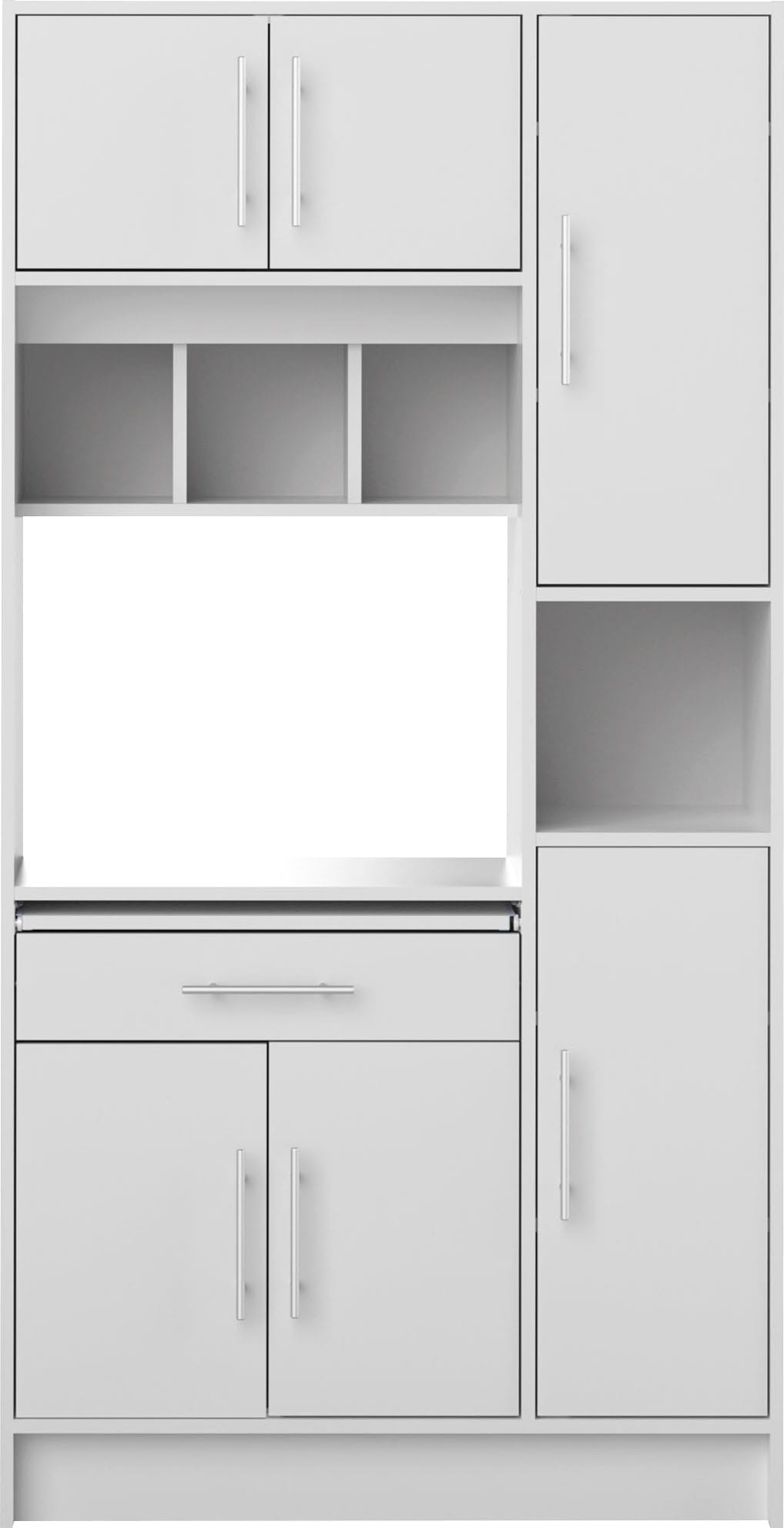 TemaHome Küchenbuffet "Louise", ausziehbarer Schrank, Höhe 180 cm