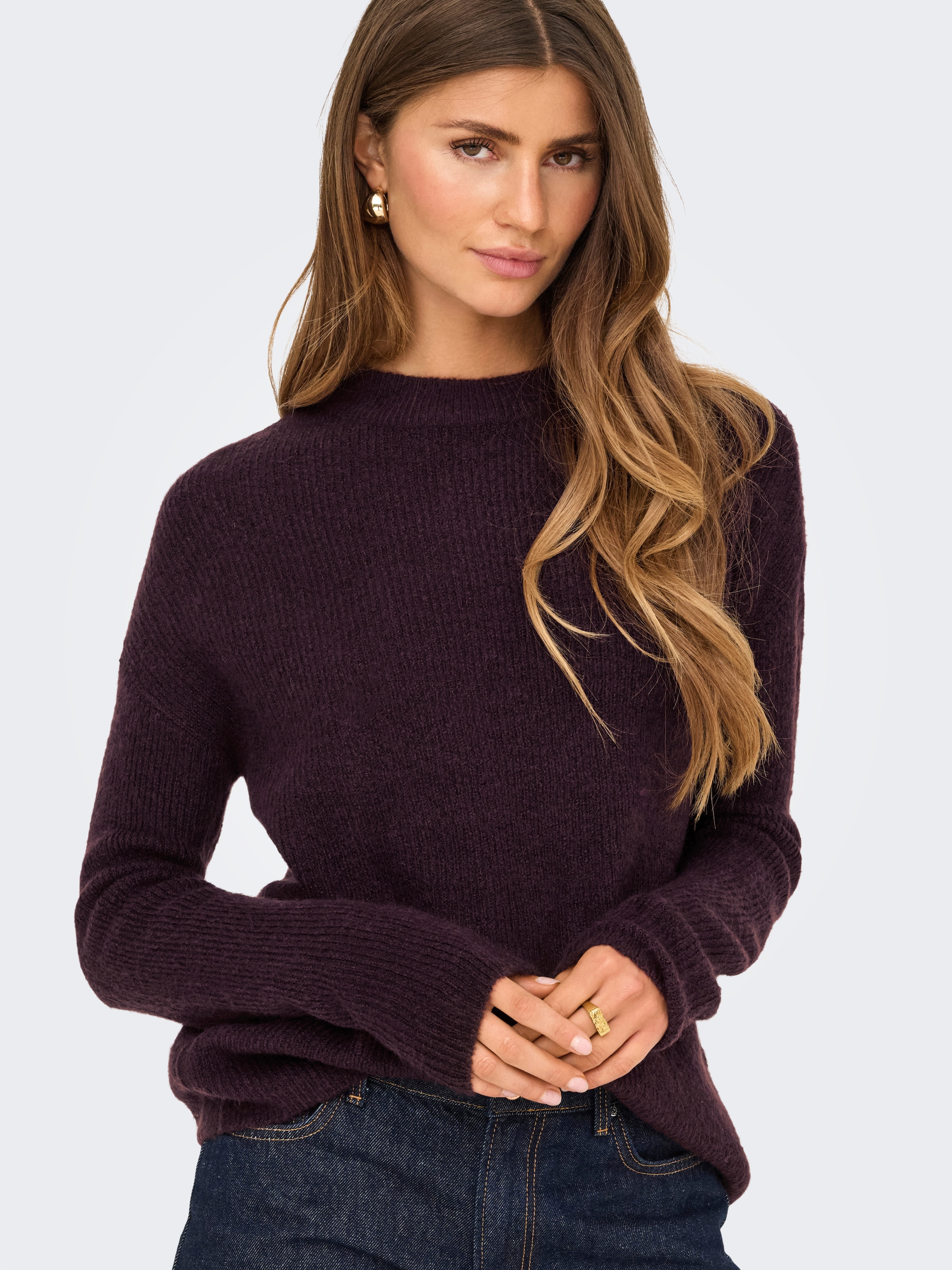ONLY Strickpullover "ONLCAMILLA O-NECK L/S PULLOVER KNT" günstig online kaufen