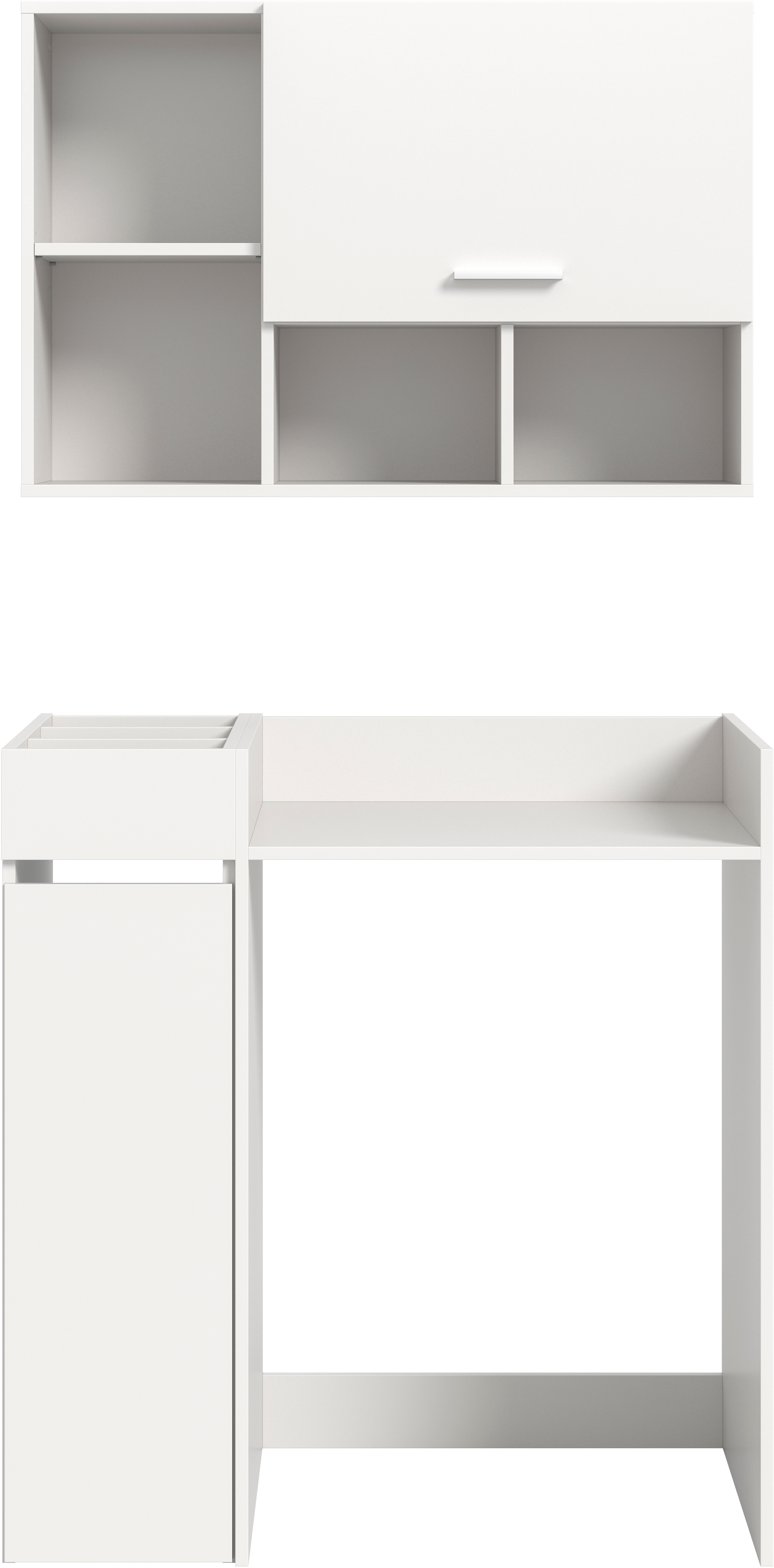 Thumbnail - welltime Badmöbel-Set "FALAS, TOPSELLER, 3-teilig, Hauswirtschaftsraum Set, Breite 95 cm" Set, bestehend aus: Waschmasch...