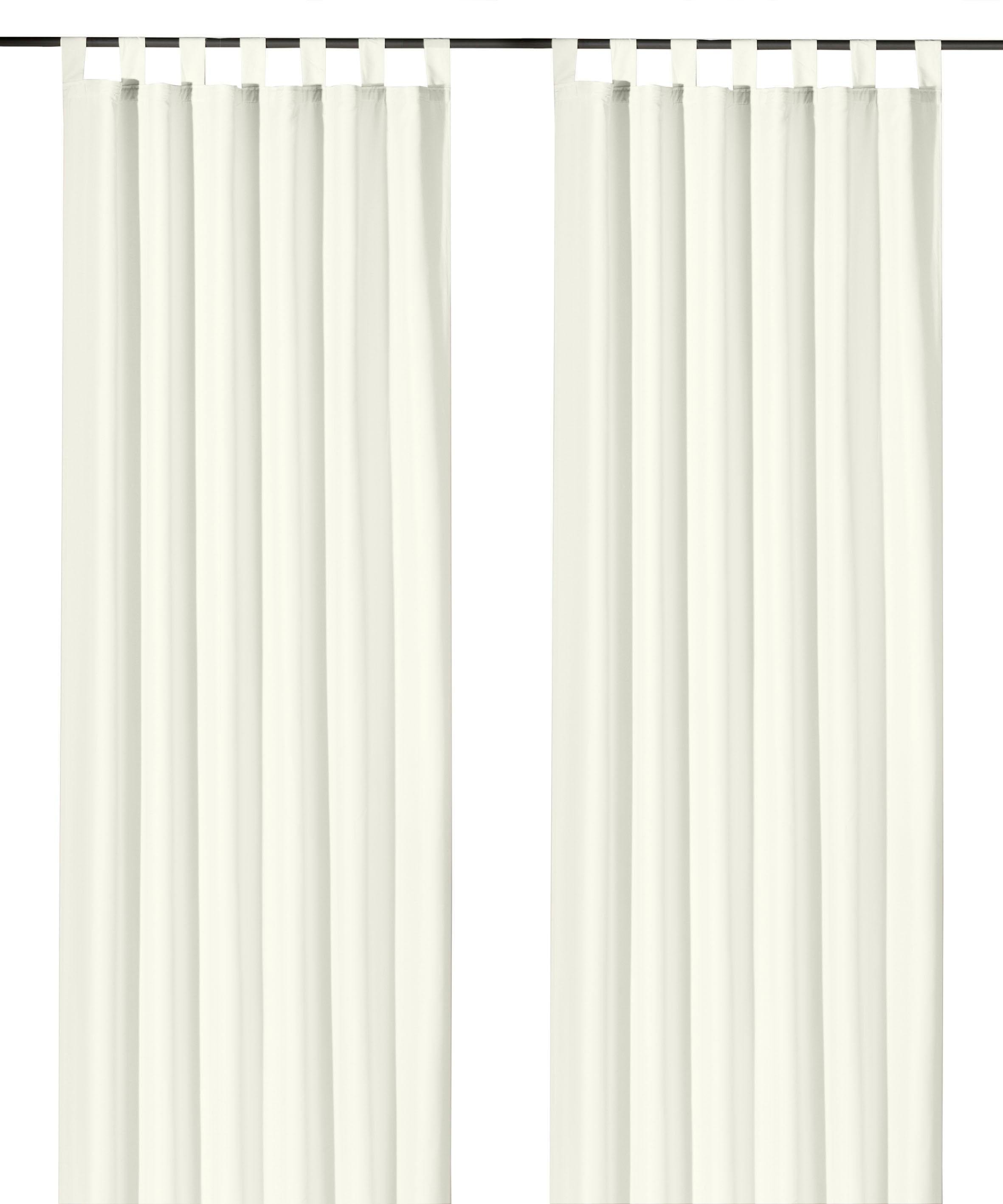 Weckbrodt Vorhang "Vito" Schlaufen 1 Stk. tlg. Microvelour, blickdicht, Uni günstig online kaufen