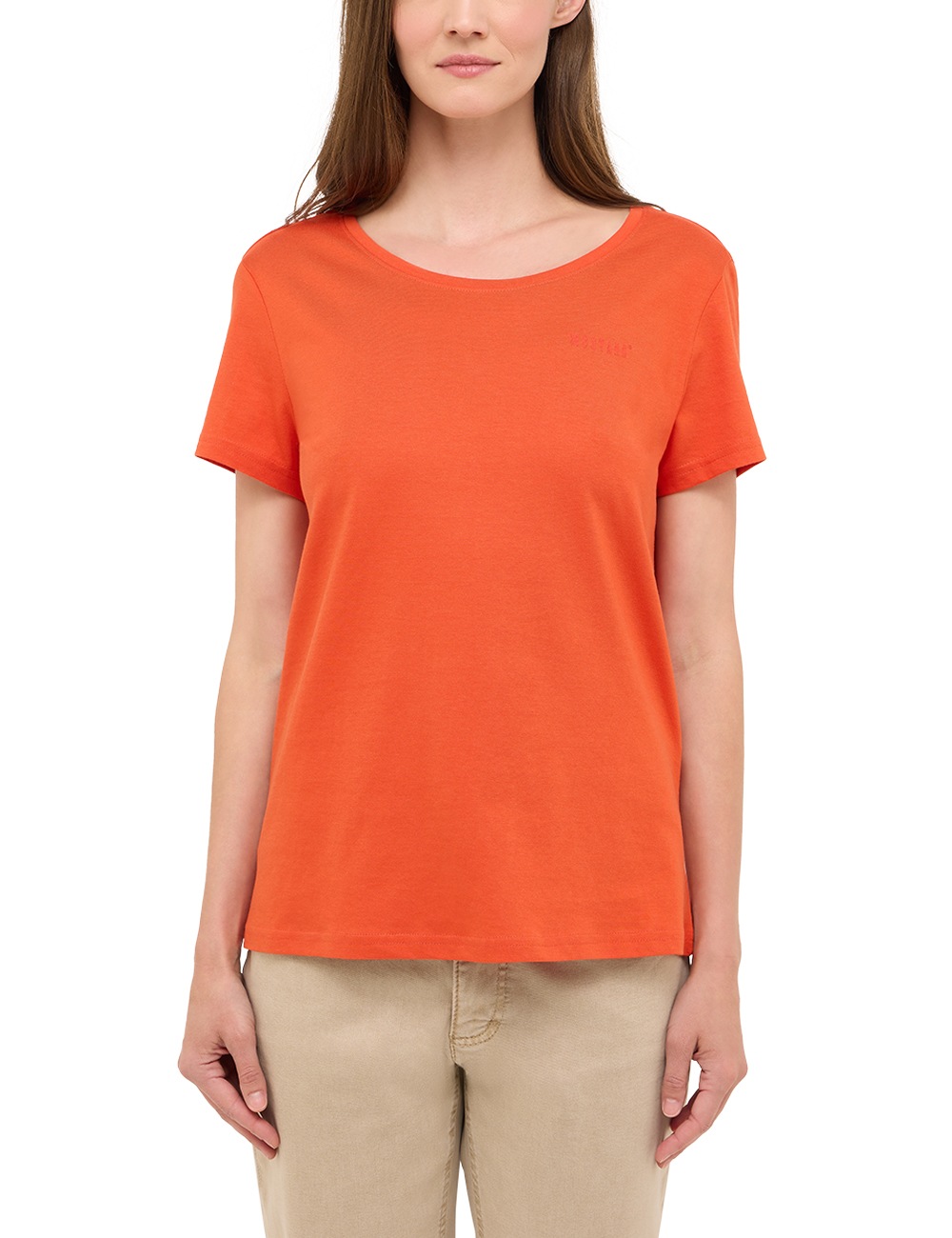 MUSTANG Kurzarmshirt "Damen Style Alma" günstig online kaufen