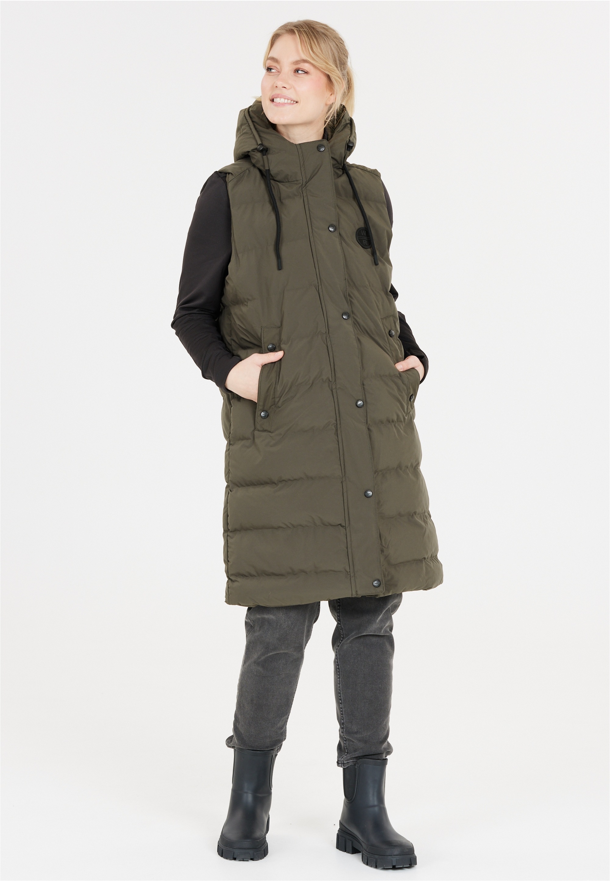 WEATHER REPORT Steppweste "Chief" mit langem Schnitt günstig online kaufen