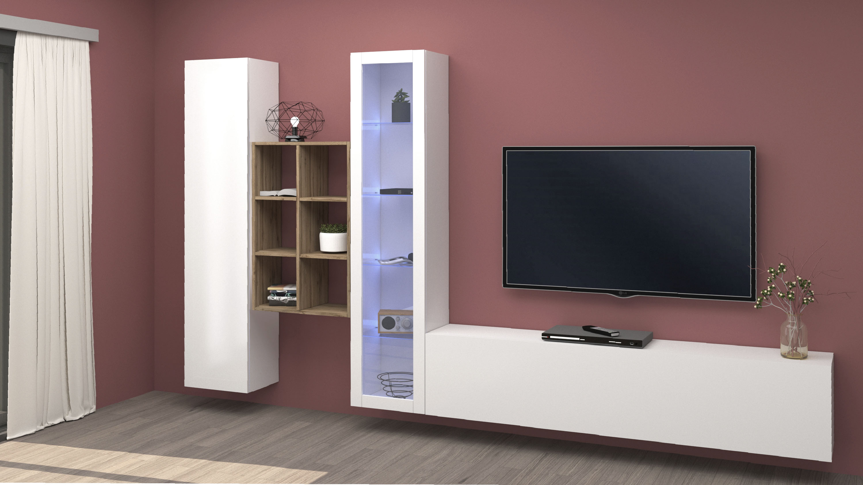 Thumbnail - INOSIGN Wohnwand "Maruska" 1 Stk. tlg.