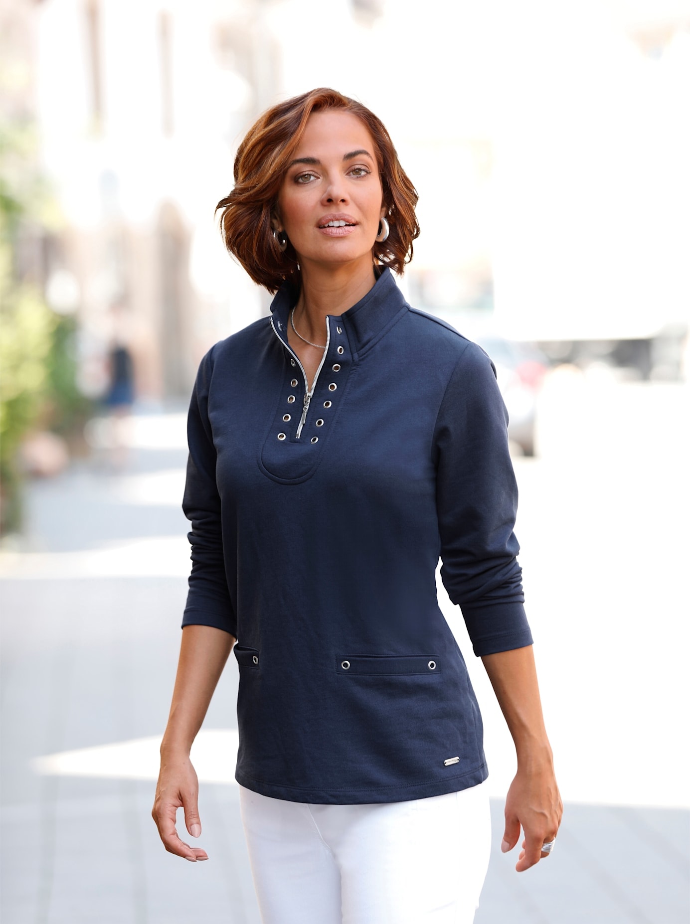 Casual Looks Langarmshirt "Shirt" 1 Stk. tlg. günstig online kaufen