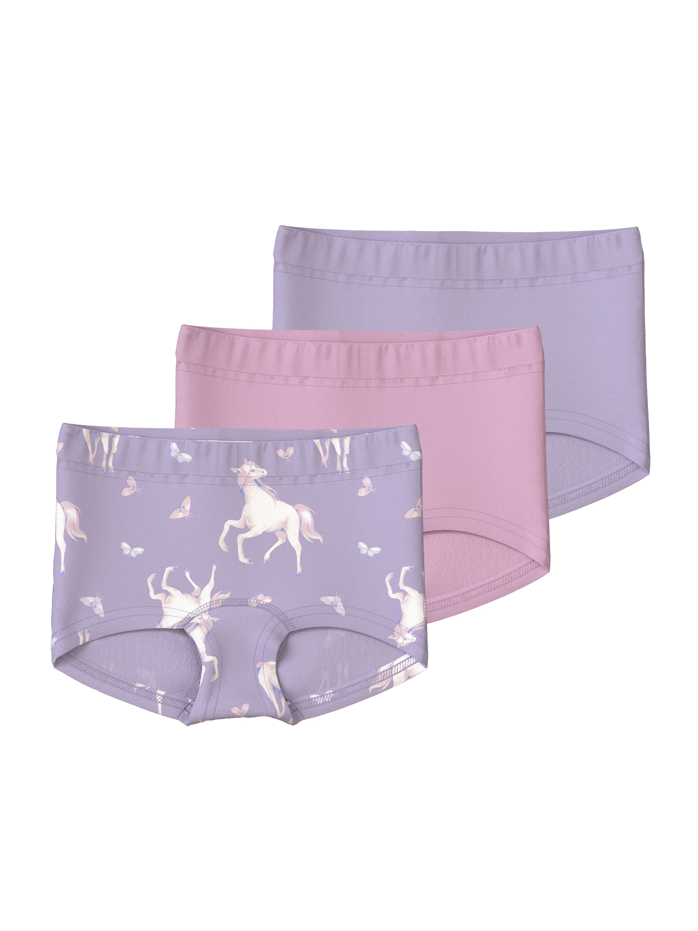 Name It Panty "NMFTIGHTS 3P PASTEL LILAC HORSE NOOS", (Packung, 3 St.)