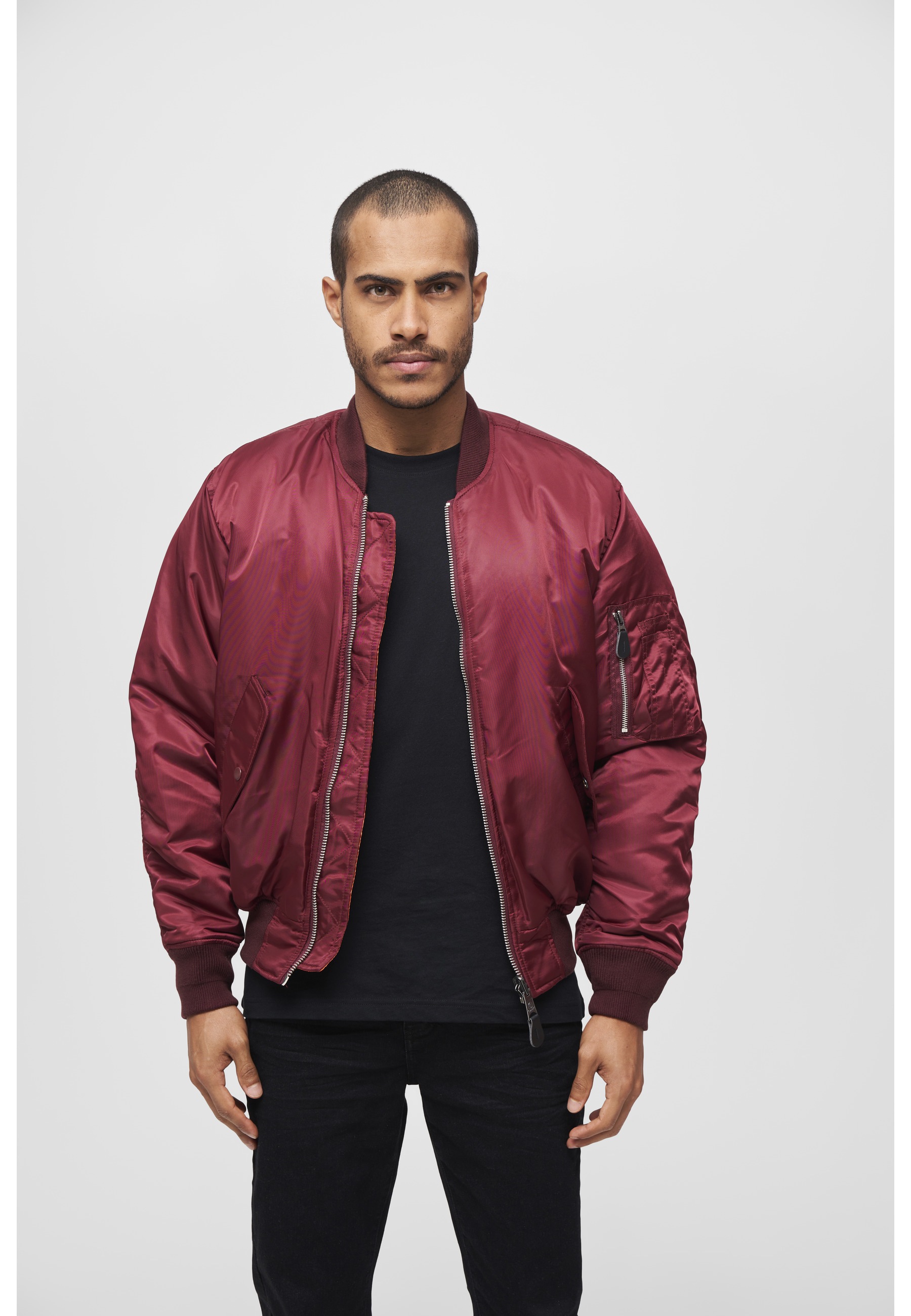 Brandit MA1 Bomberjacke Bordeaux XXL 6