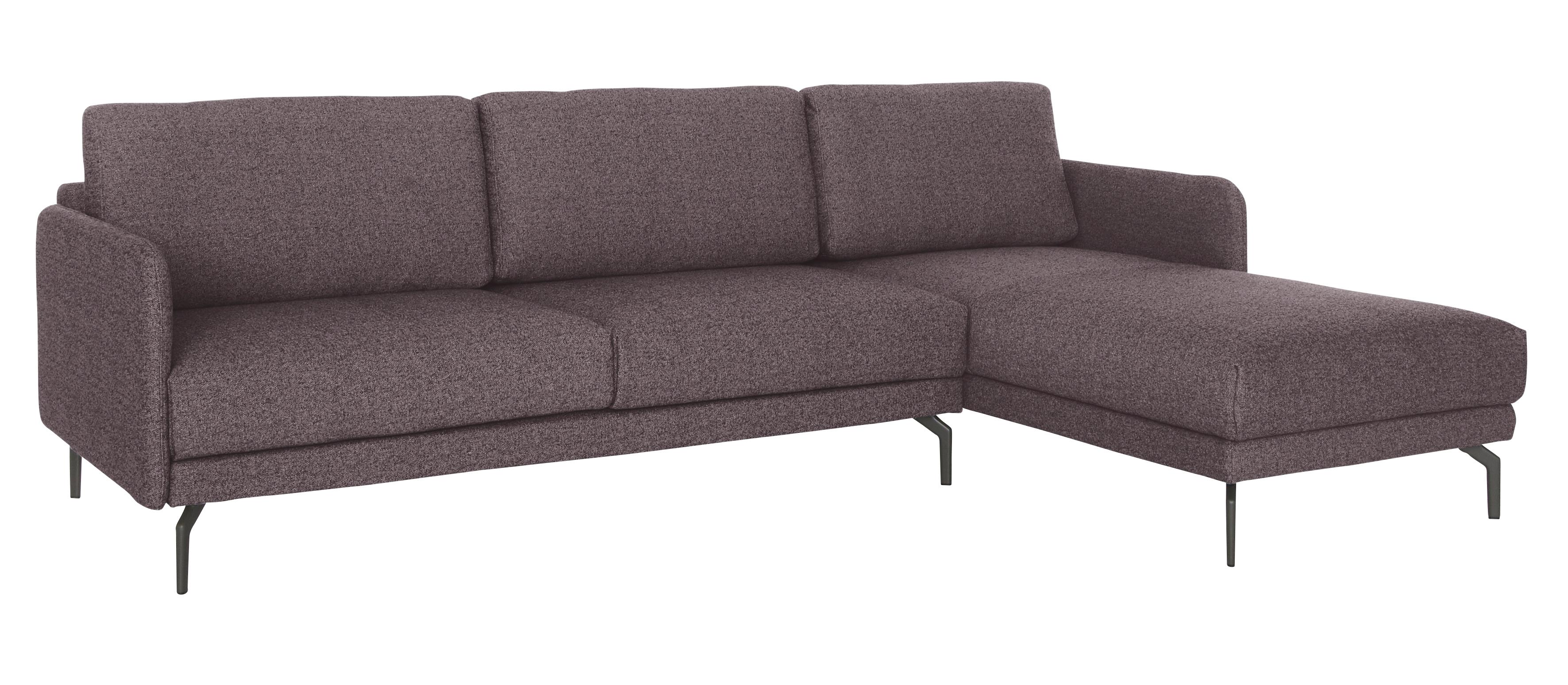 Creation BY ROLF BENZ Ecksofa "CR.450, Designecksofa, L-Form" Armlehne sehr schmal, Breite 274 cm, Alugussfuß Umbragrau