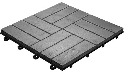 florco® Klickfliese »Stone Schiefer«, 4 Stück/Pack (≈ 0,36 m²),4x3,30x30x2,8 cm kaufen