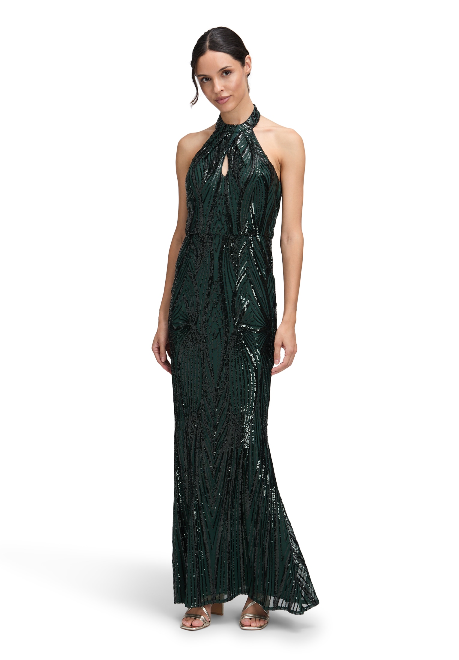 Vera Mont Abendkleid "Damen Abendkleid im Glitzer-Look" Ohne Tasche günstig online kaufen