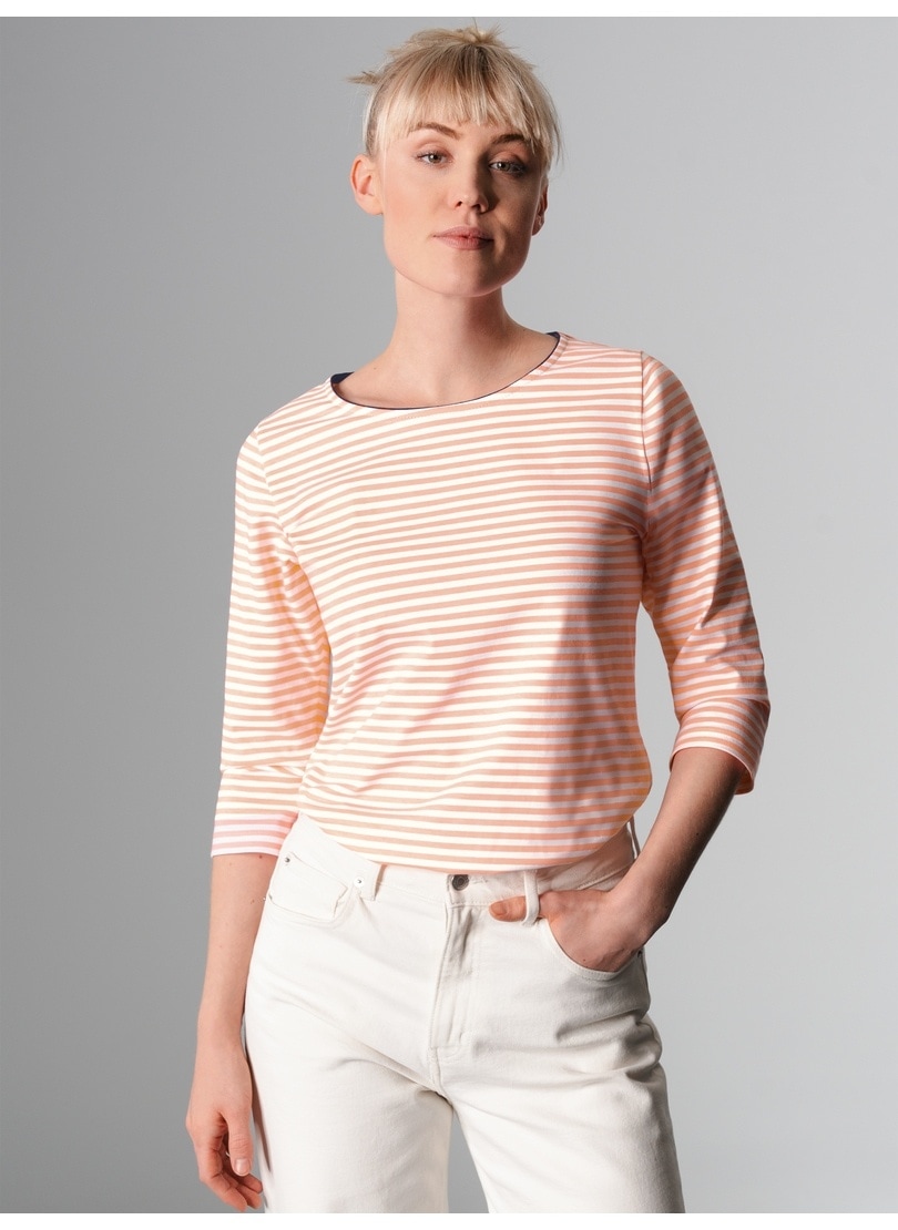 Longsleeve »TRIGEMA Shirt aus 100% Baumwolle mit 3/4-Arm«, (1 tlg.)