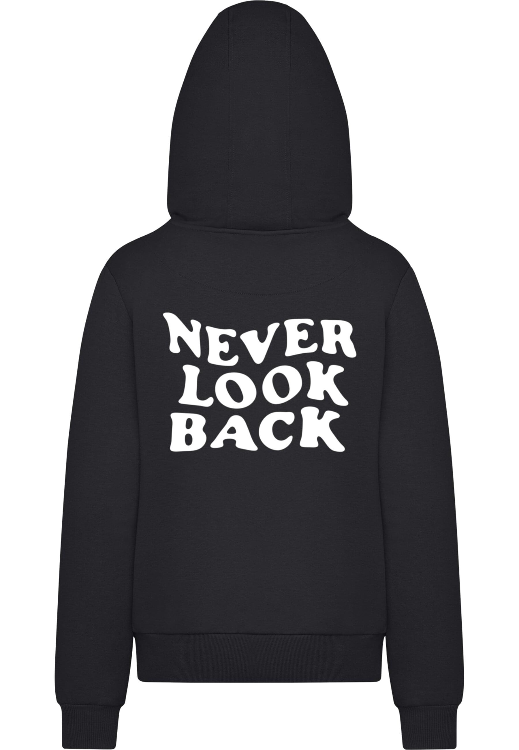 Miss Tee Kapuzenpullover »Miss Tee Never Look Back Ladies Fluffy Hoody«, (1 tlg.)