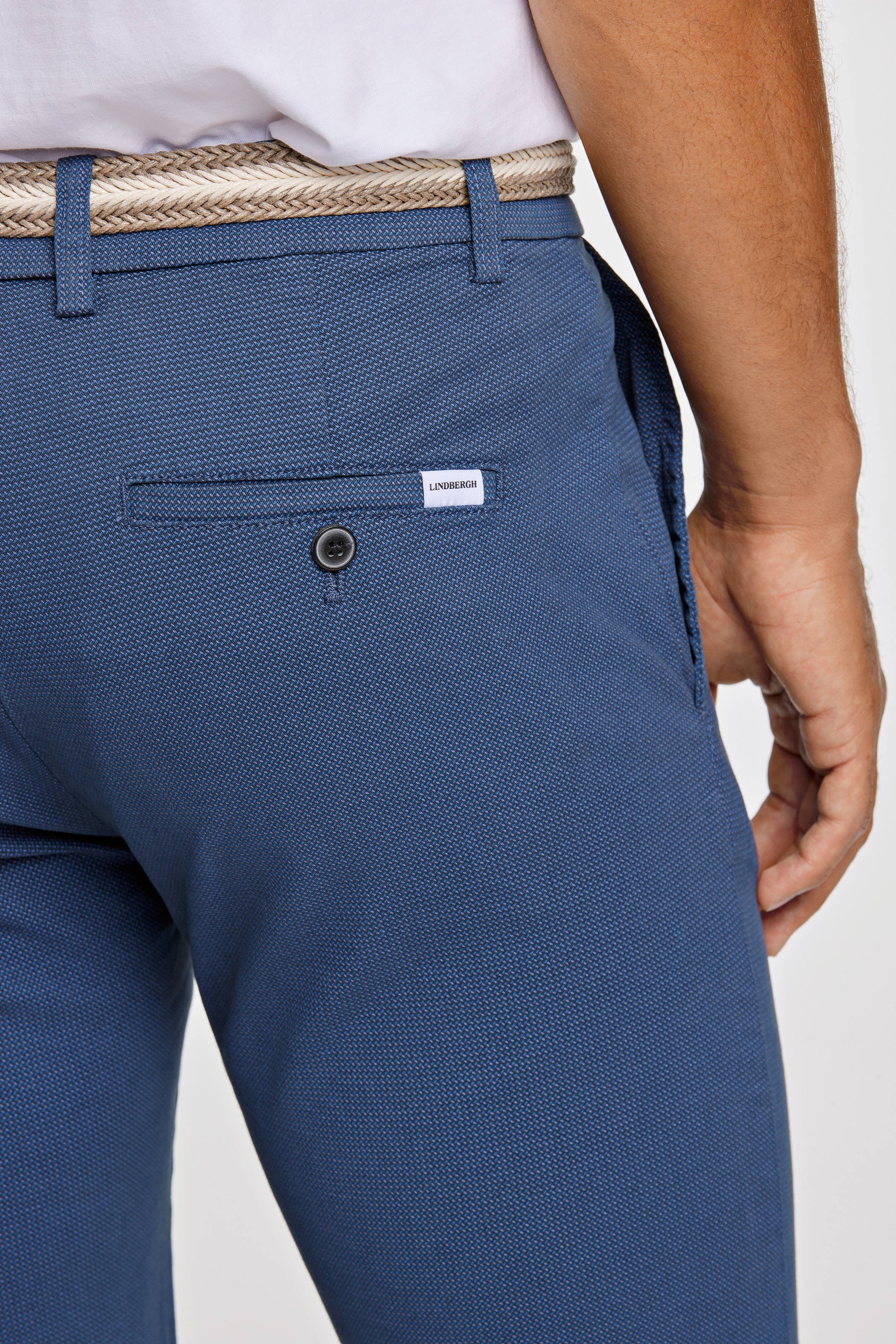 LINDBERGH Chinoshorts, (2 tlg.), mit Gürtel