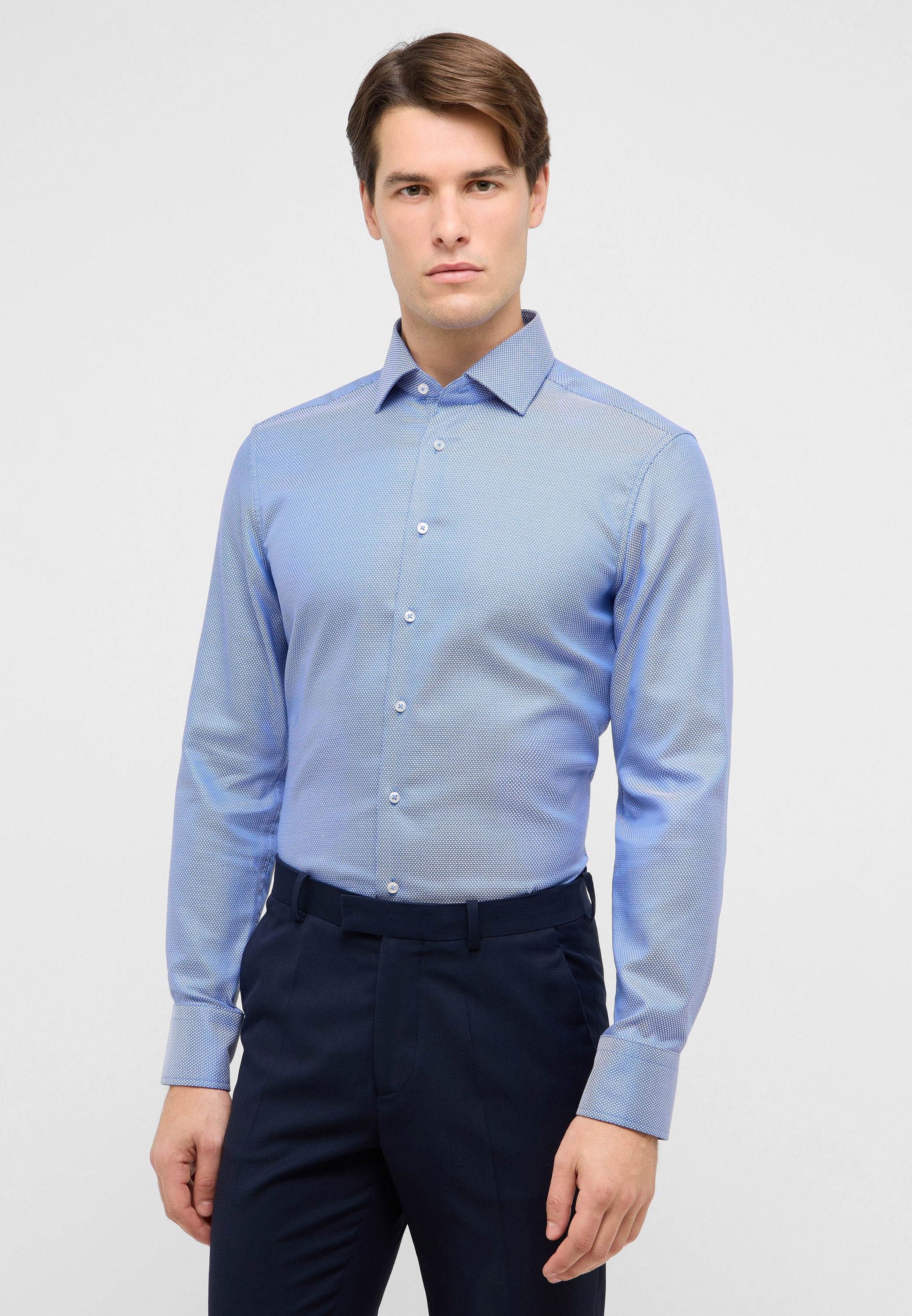 Eterna Langarmhemd "SLIM FIT" NON IRON (bügelfrei) günstig online kaufen