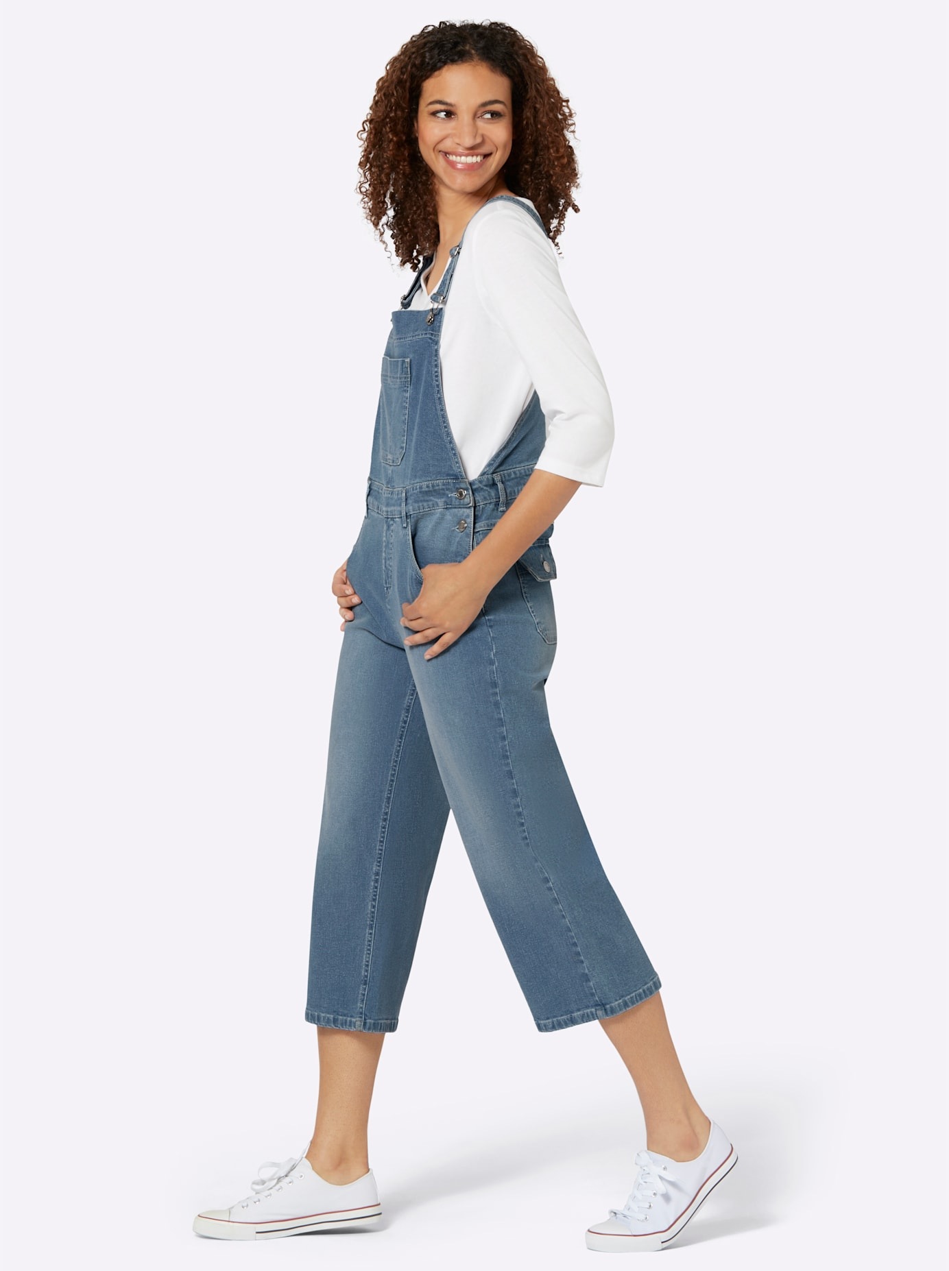 Casual Looks Jeanslatzhose günstig online kaufen