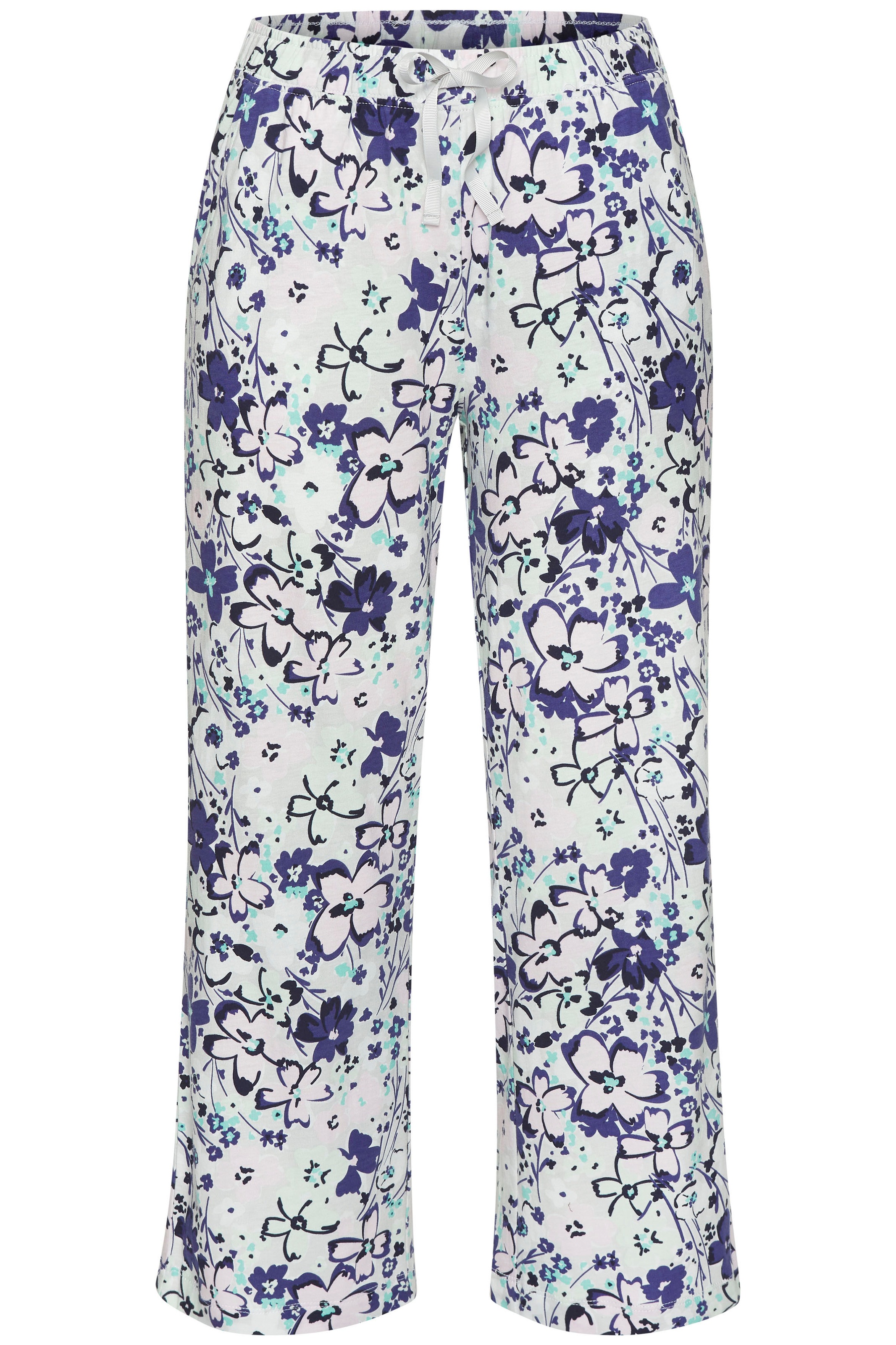 s.Oliver Pyjamahose, mit schönem Allover-Print