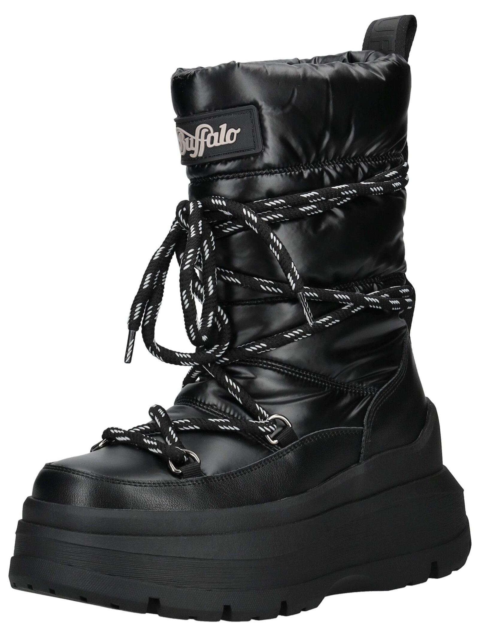 Buffalo Schnürstiefel "Buffalo Stiefel Lederimitat/Textil" günstig online kaufen