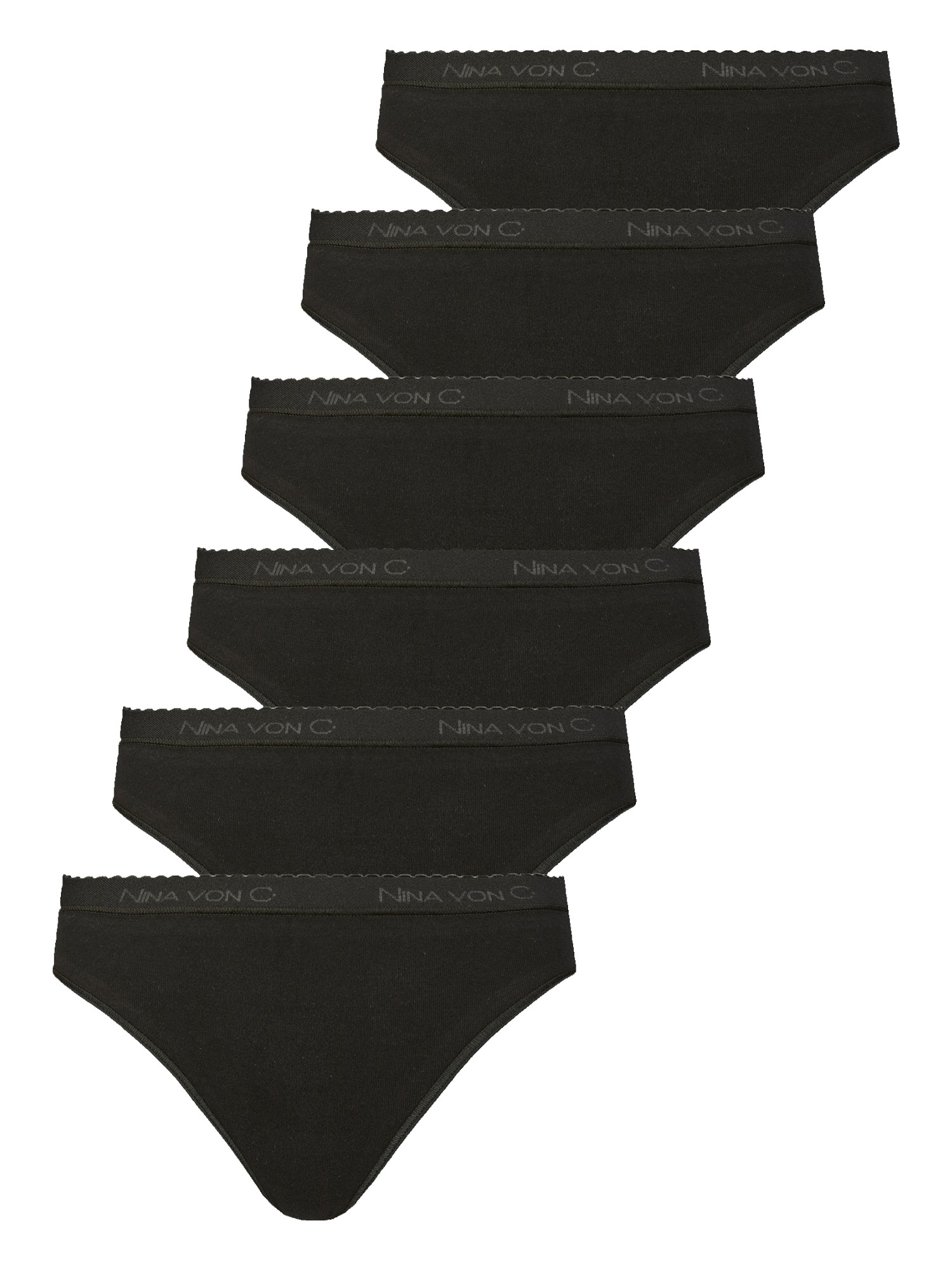 Nina Von C. Jazz-Pants Slips "6er Pack Damen Jazzpant Slipboutique"