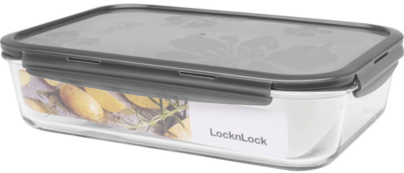 LOCK & LOCK Frischhaltedose "Boroseal", (1 tlg.), eckig