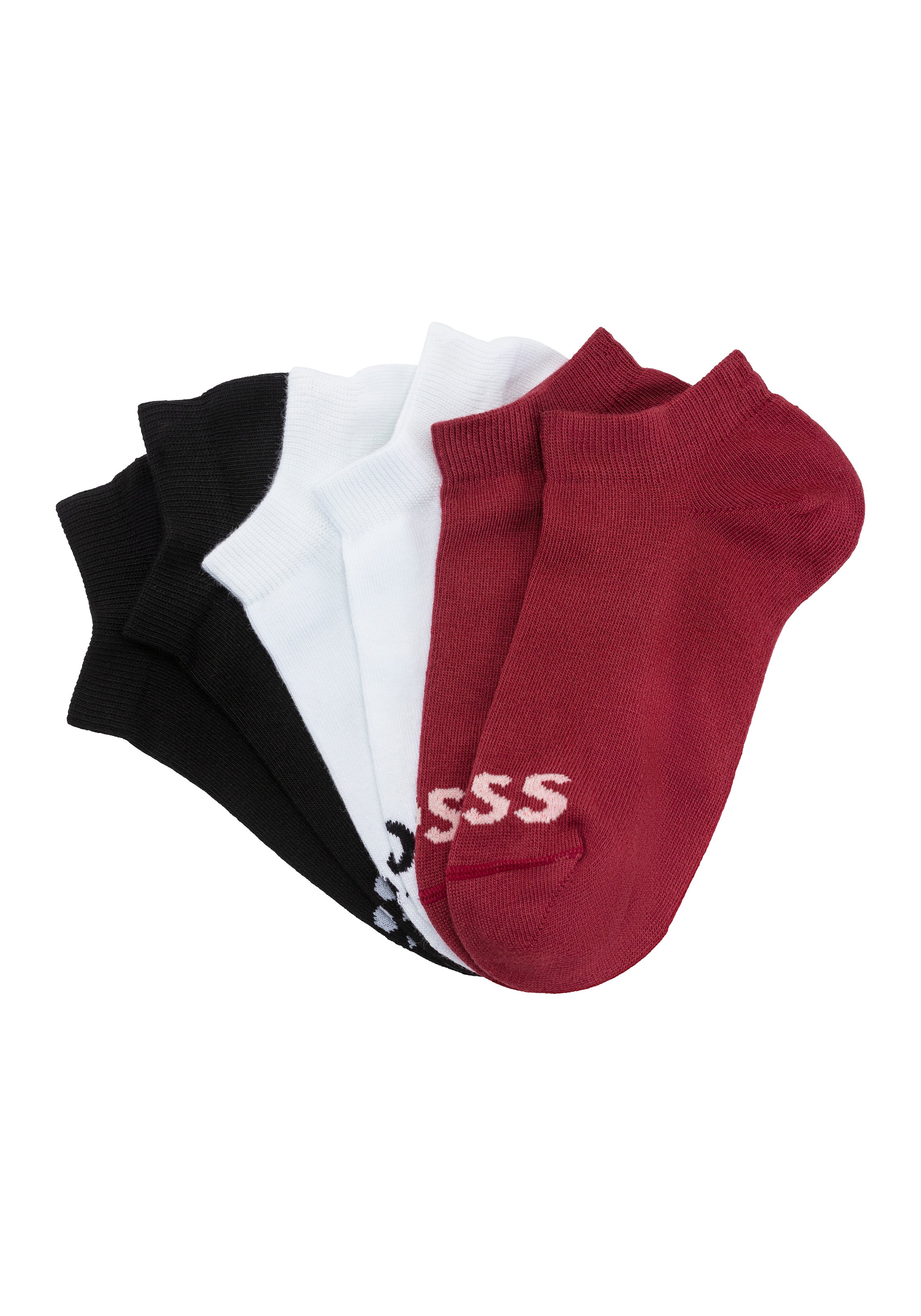 Sneakersocken »3P AS Logo CC W«, (Packung, 3er), mit BOSS Logoschriftzug