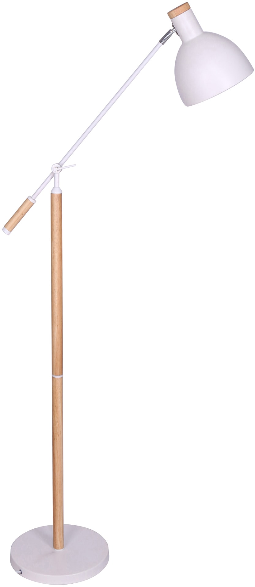 SalesFever Stehlampe »Matilda«, 1 flammig-flammig, BAUR im Scandi-Stil Holzdekor 