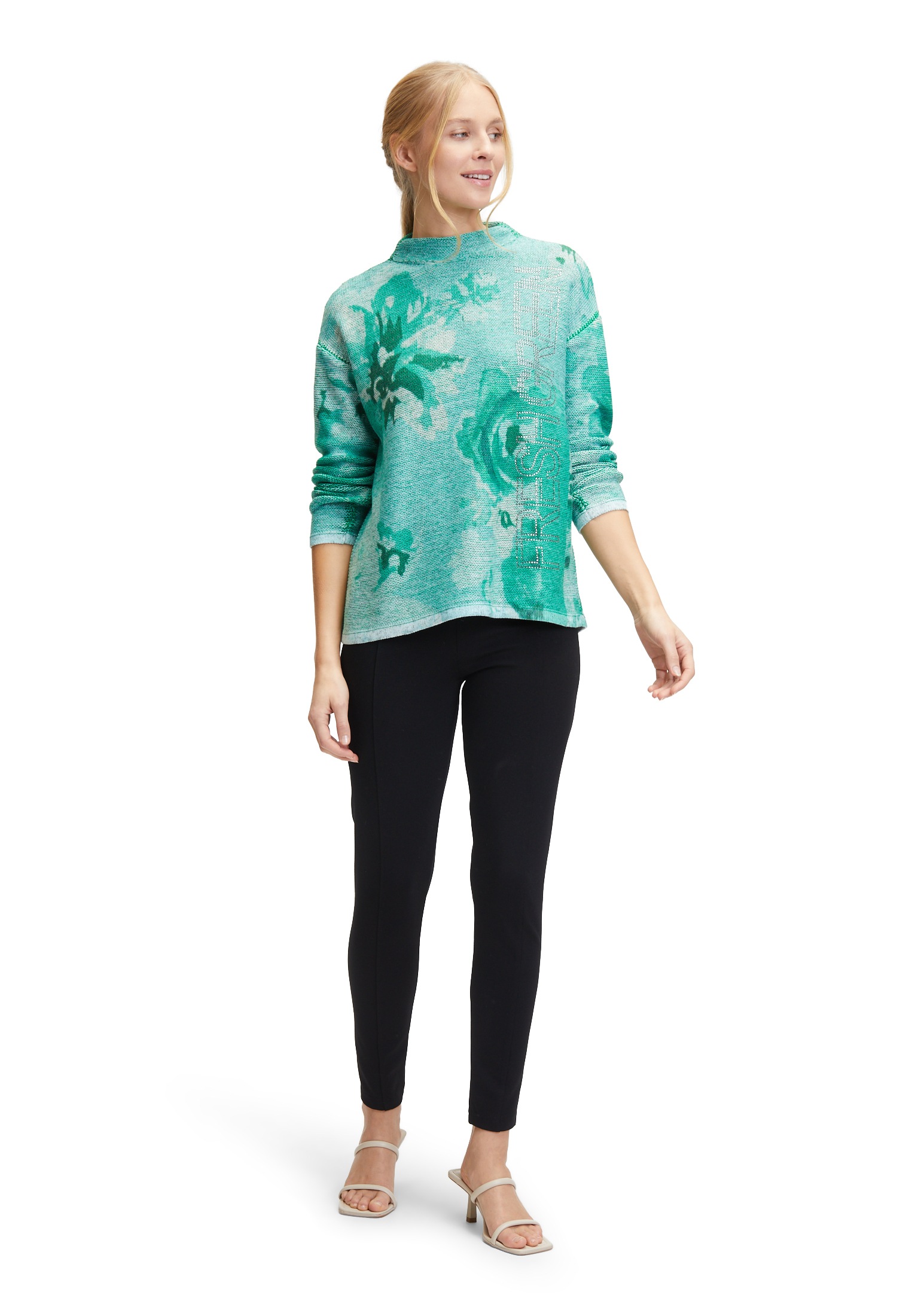 Betty Barclay Strickpullover »Betty Barclay Strickpullover mit Blumenprint«, (1 tlg.), Druck