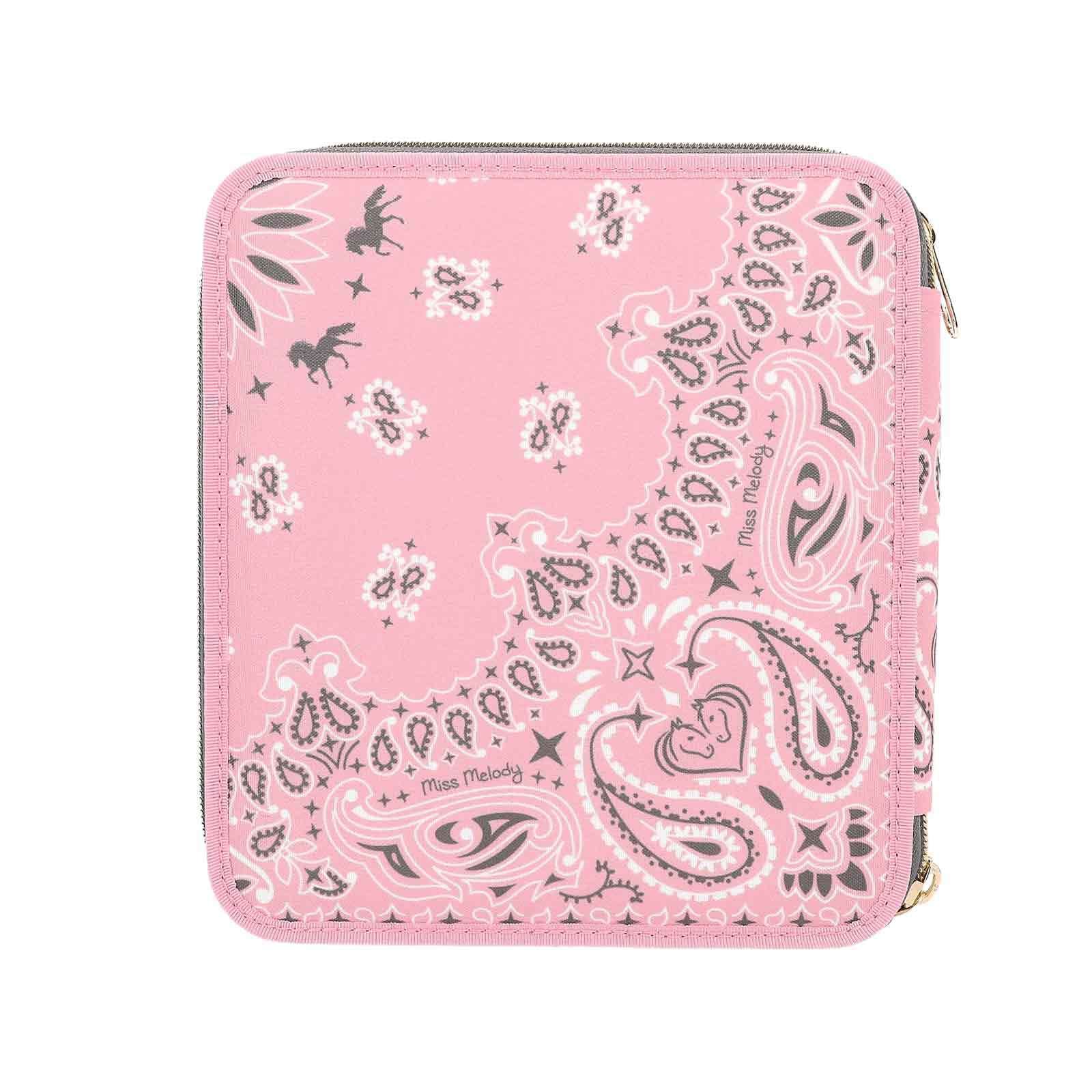 Depesche Buntstift »2-Fach Federtasche Bandana Miss Melody 20 x 18,7 x 5,5 cm rosa«