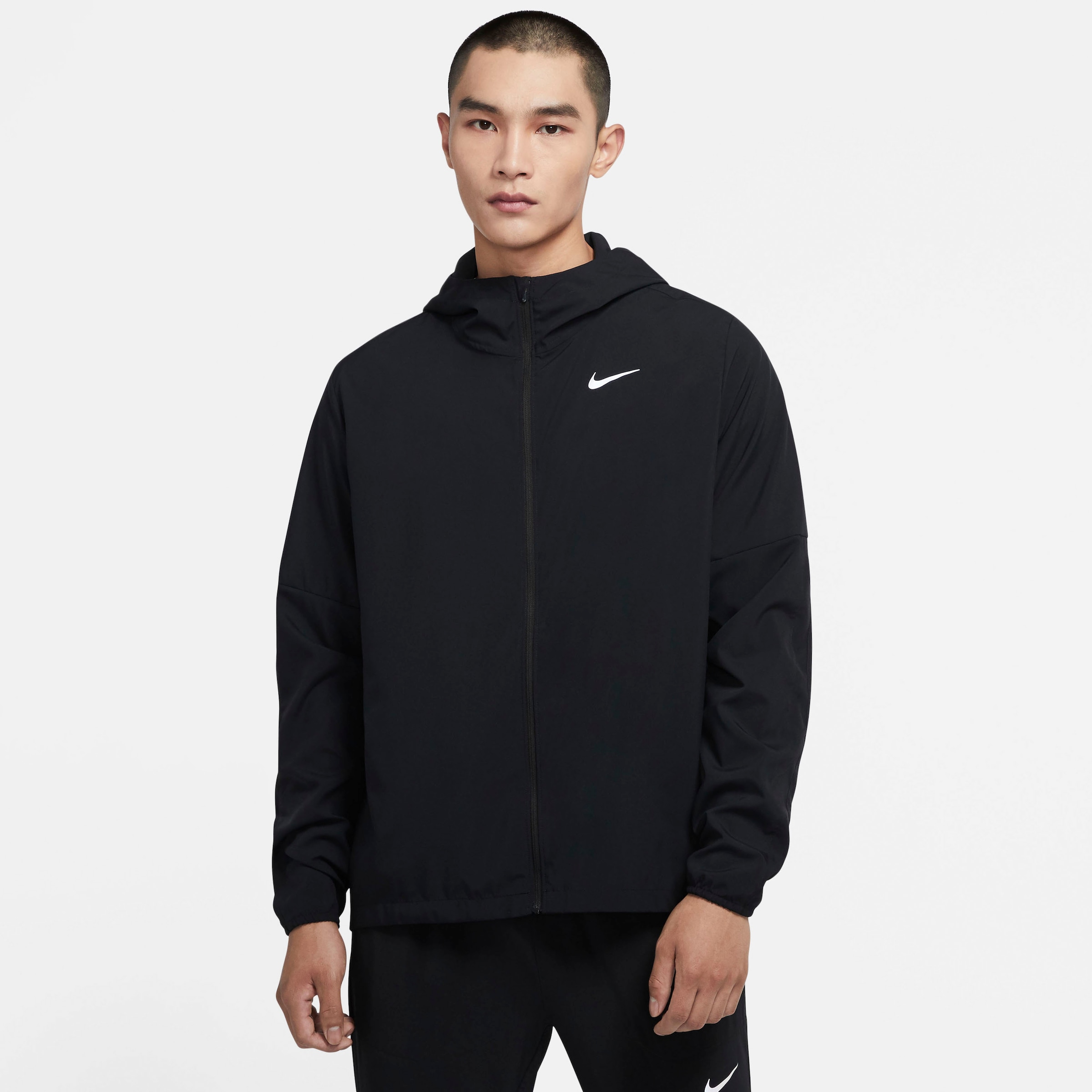 Nike Laufjacke "RUN STRIPE MENS WOVEN RUNNING JACKE", mit Kapuze günstig online kaufen