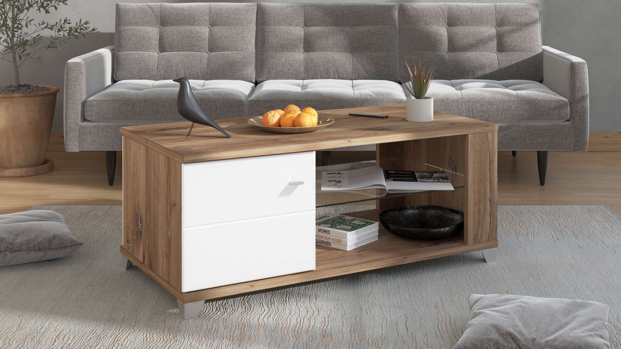 INOSIGN Couchtisch "Burgundy120 cm, rechteckig, in zeitloser Design," günstig online kaufen