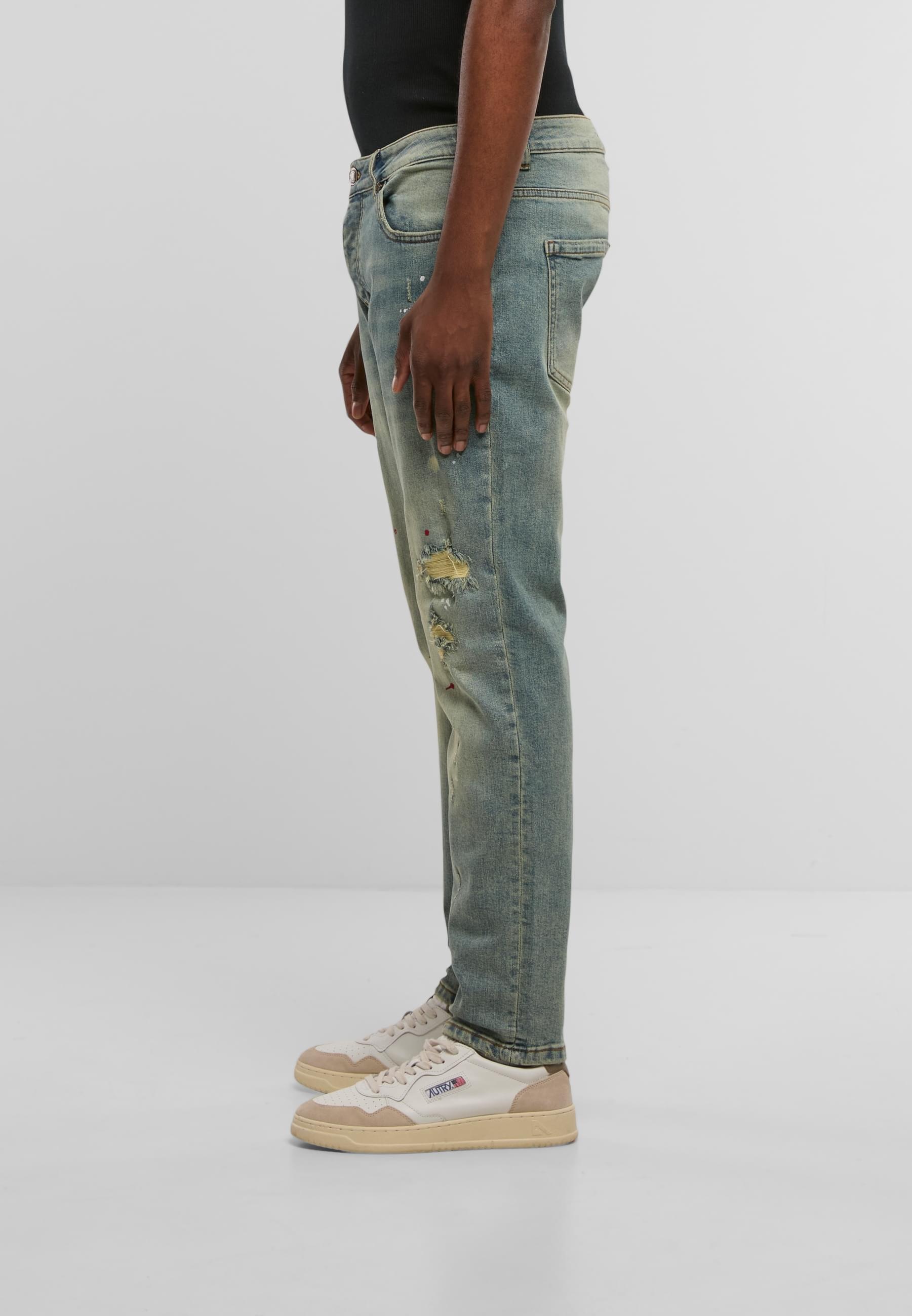 2Y Premium Bequeme Jeans »2Y Premium 2Y JULIO RIPPED SLIM FIT JEANS«