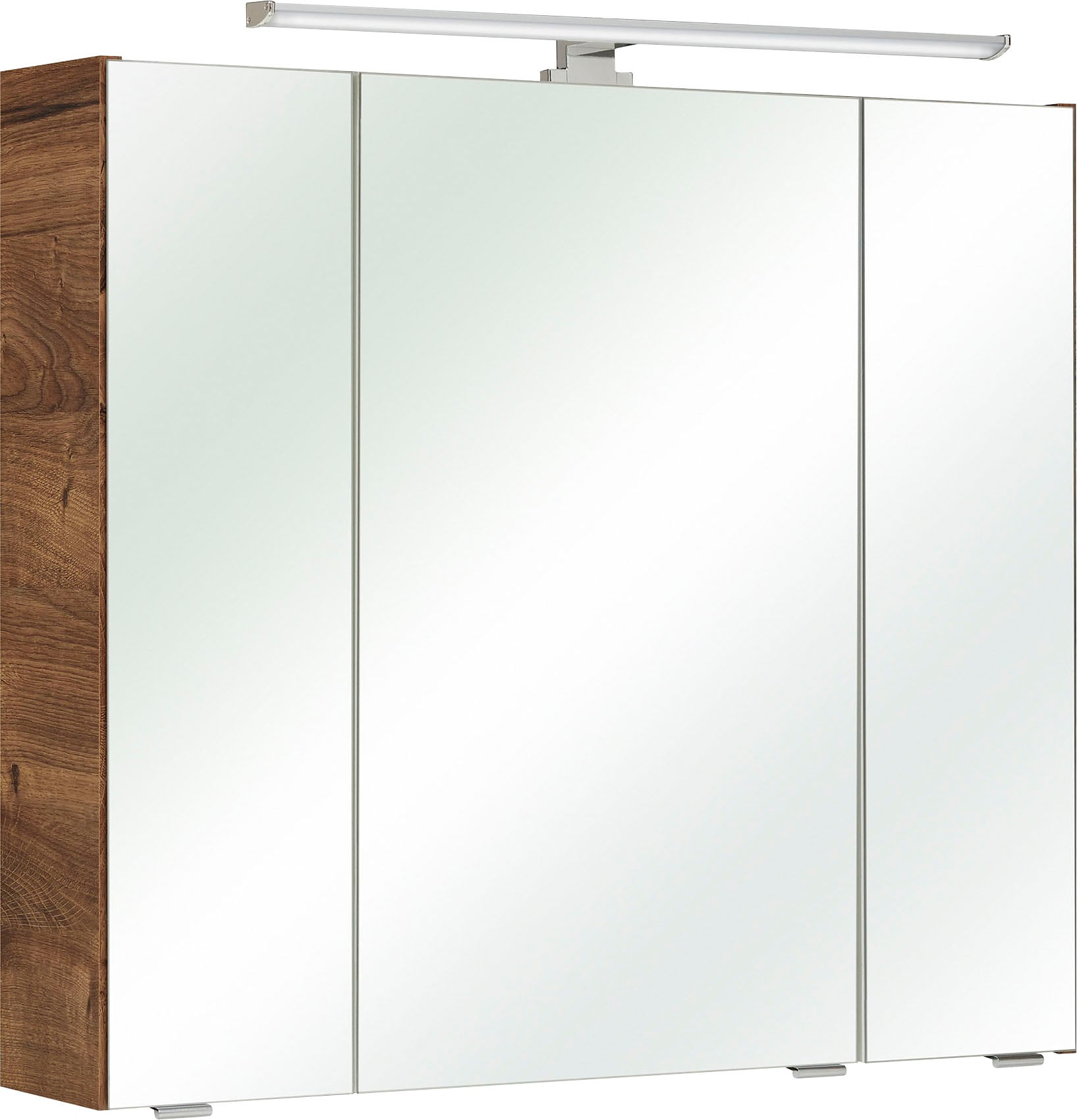 Spiegelschrank »Quickset Badschrank, 3 Spiegeltüren, 6 Einlegeböden, 80 cm breit«,...