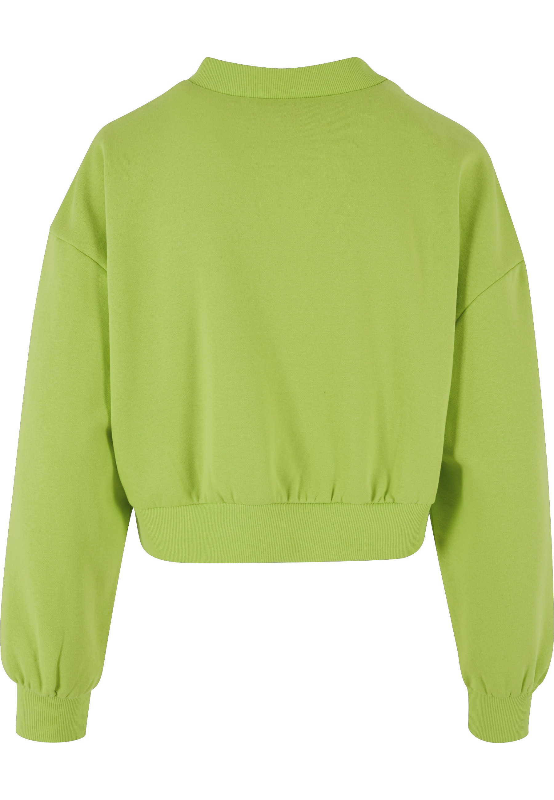 URBAN CLASSICS Sweater »Urban Classics Damen Ladies Cropped V-Neck«

