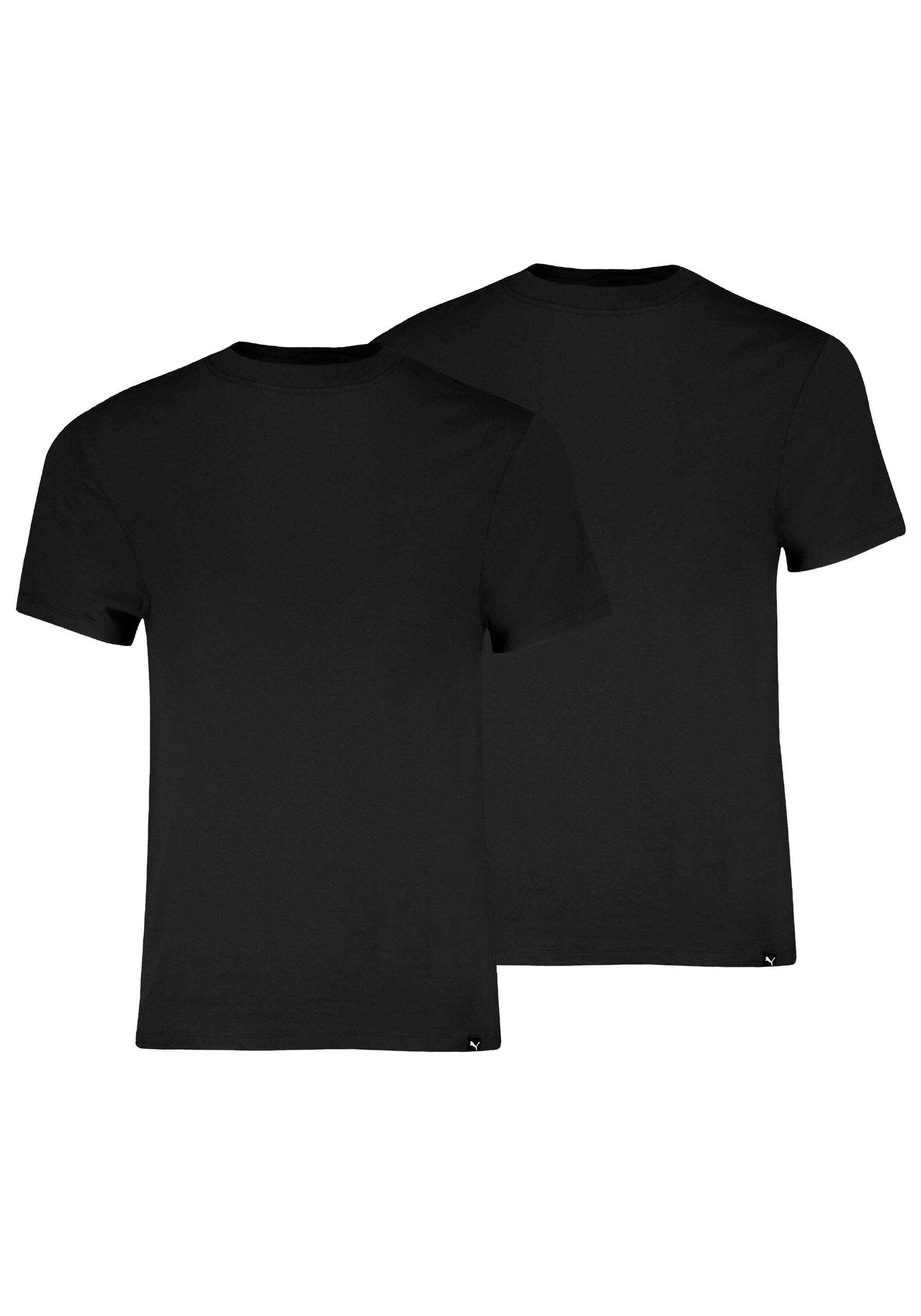PUMA T-Shirt "T-Shirt Crew Neck Tee 2P 2er Pack" 2
