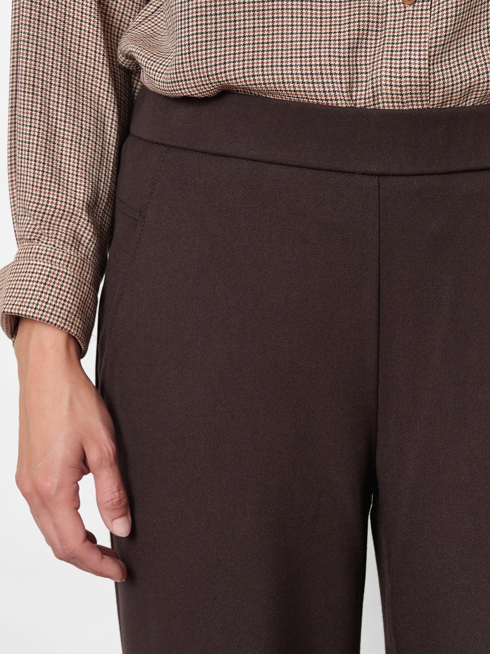 TONI Schlupfhose »Sue Wide Chic 7/8«  aus bi-elastischem Leichtflanell, 7/8-Länge