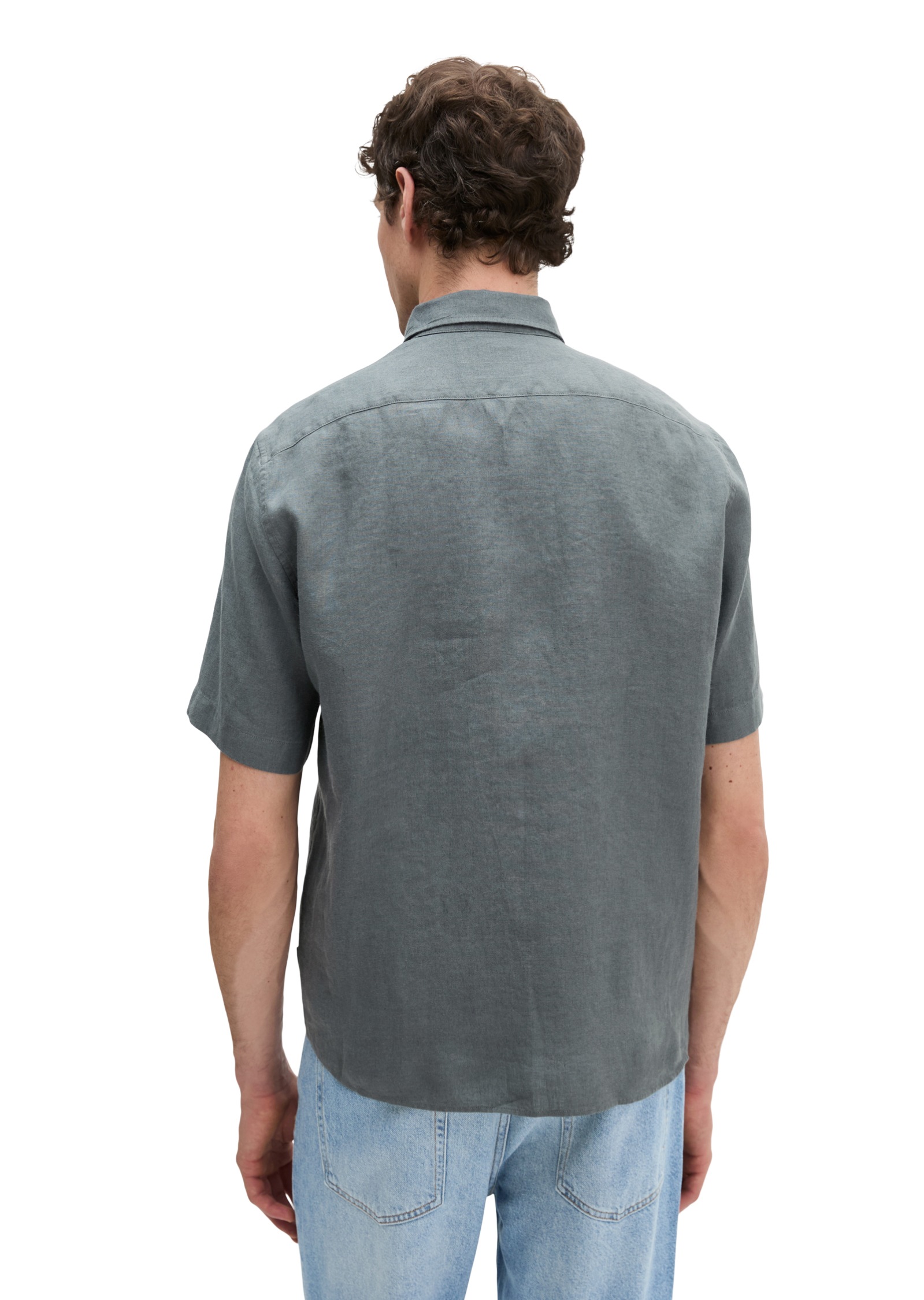 Marc OPolo Leinenhemd mit aufgesetzter Brusttasche günstig online kaufen