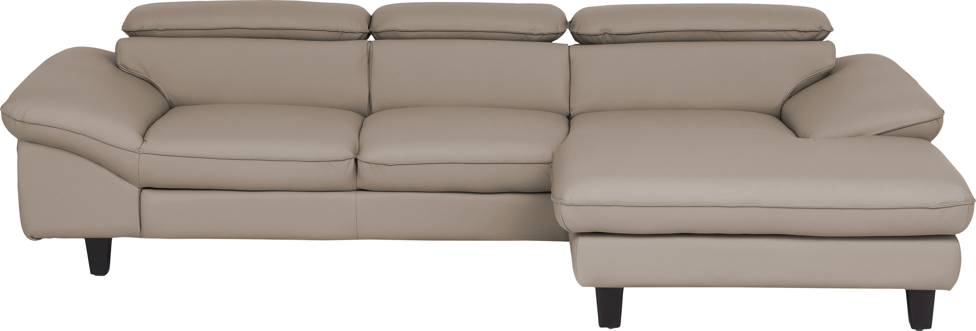OTTO home Ecksofa "Pilot L-Form" mit Kopfteilverstellung, wahlweise mit Schlaffunktion & Bettkasten