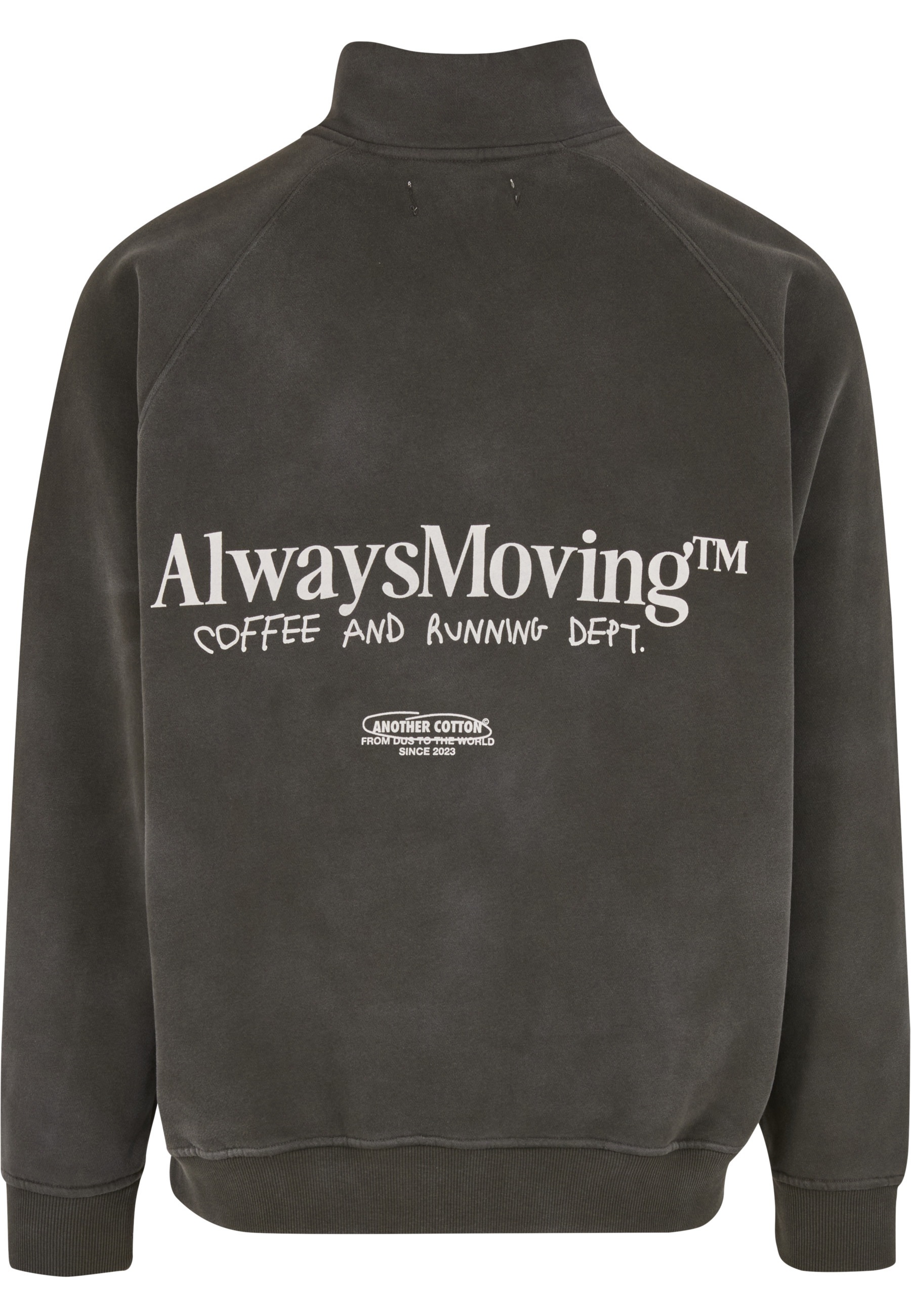 Another Cotton Lab Troyer »Another Cotton Lab Always Moving Washed Half Zip Sweatshirt« 1