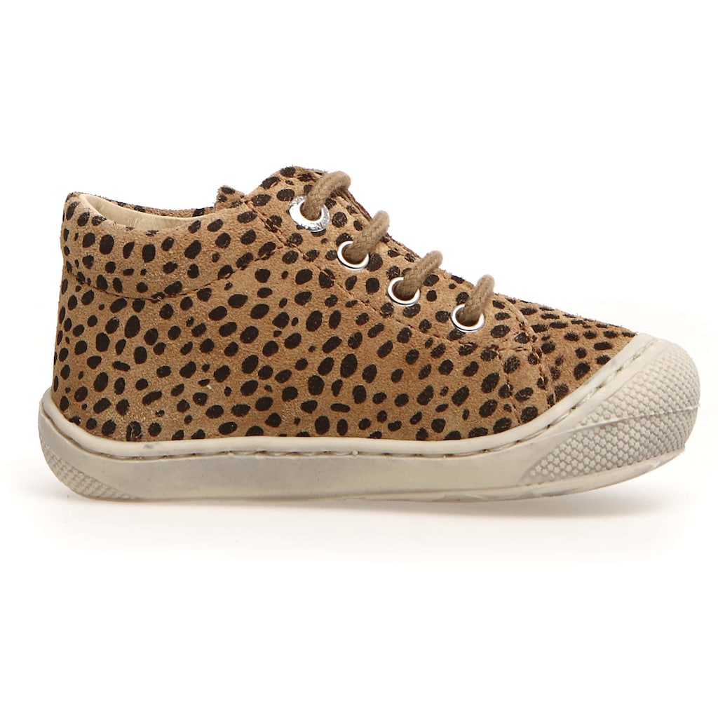 Naturino Lauflernschuh »Cocoon PR«, Babyschuh, Schnürschuh, Sneaker mit Animal-Print