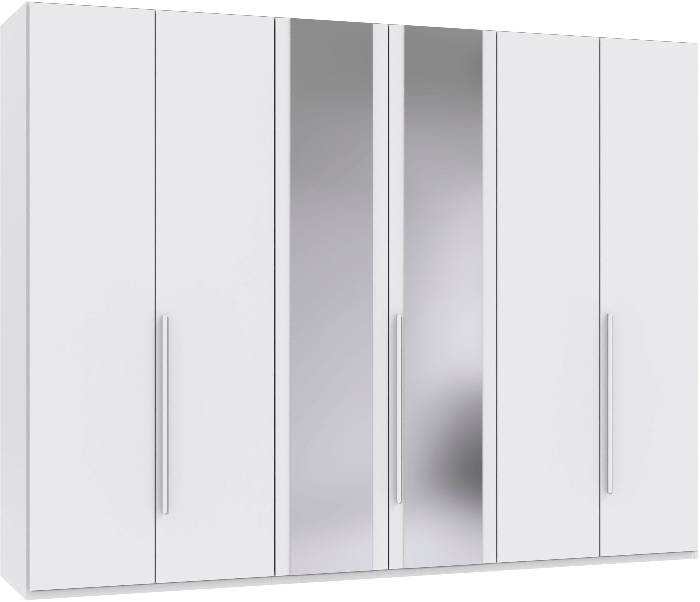 Wimex Drehtürenschrank "London in den Breiten 180cm, 225cm und 270cm erhältlich, inkl. Spiegel" Kleiderschrank wahlweise mit Basic- o. Premium-Ausstattung erhältlich