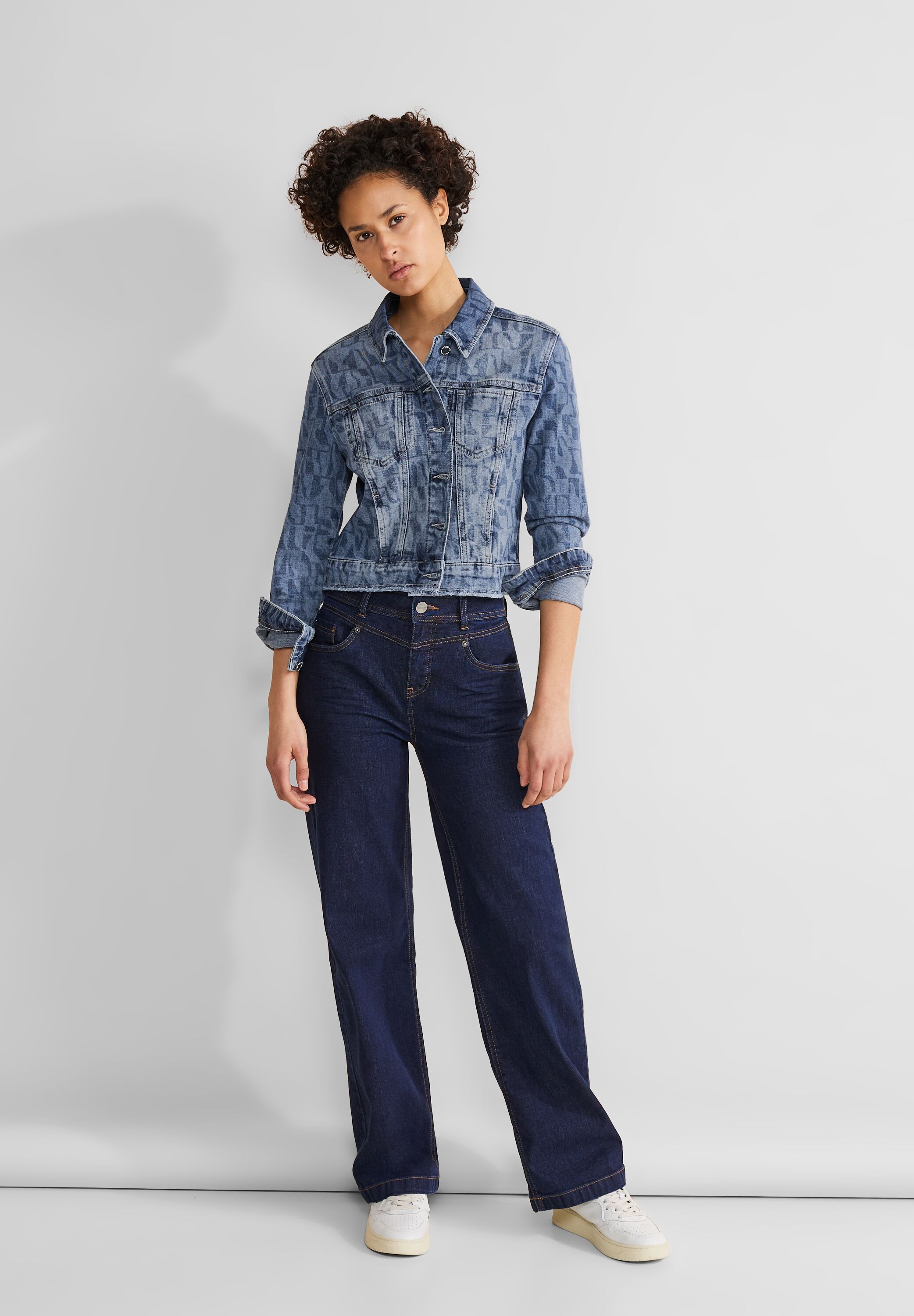 STREET ONE Jeansjacke, ohne Kapuze, mit Brusttaschen