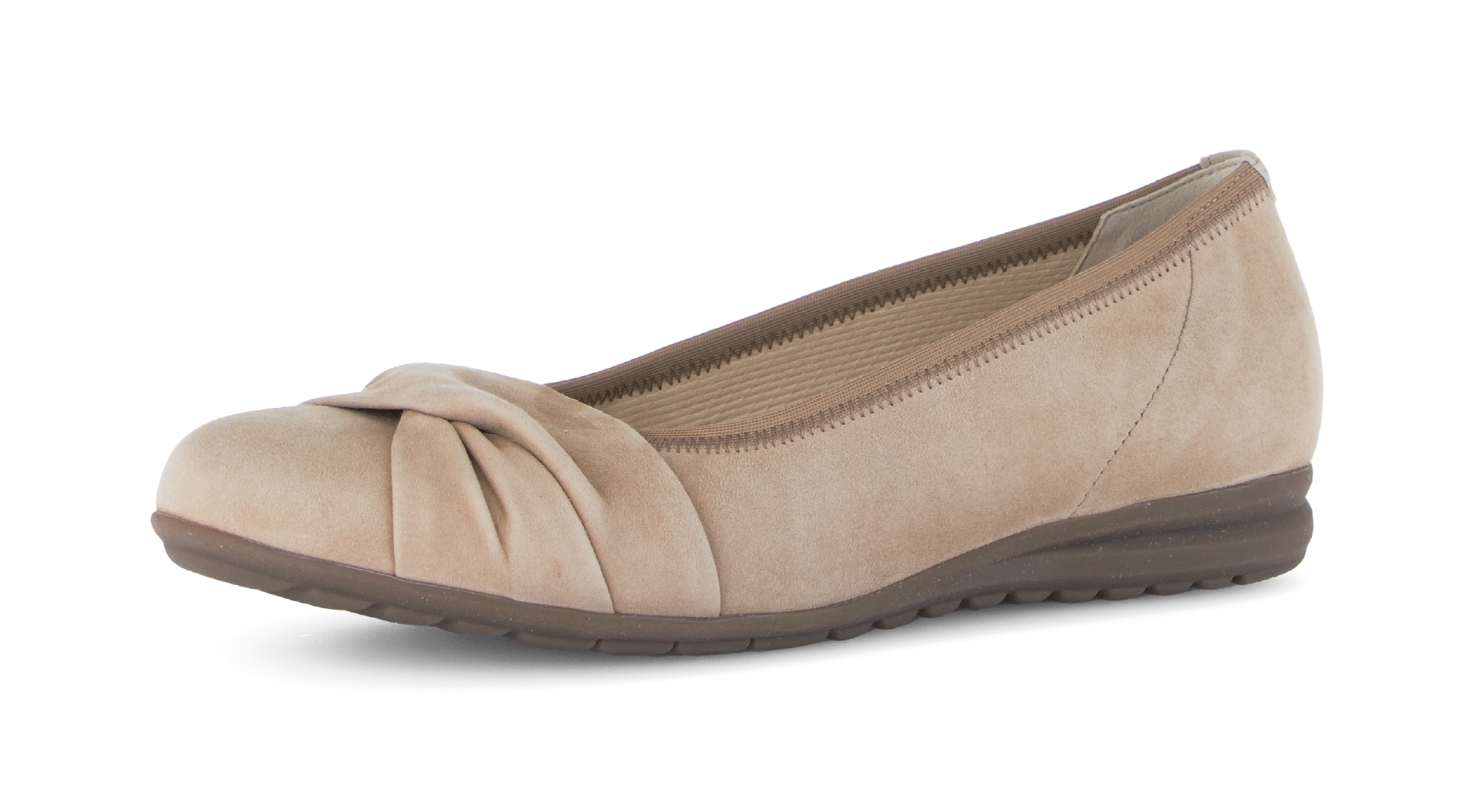 Gabor Ballerina "FLORENZ" Businessschuh, Slipper, Schlupfschuh mit Zierrieg günstig online kaufen