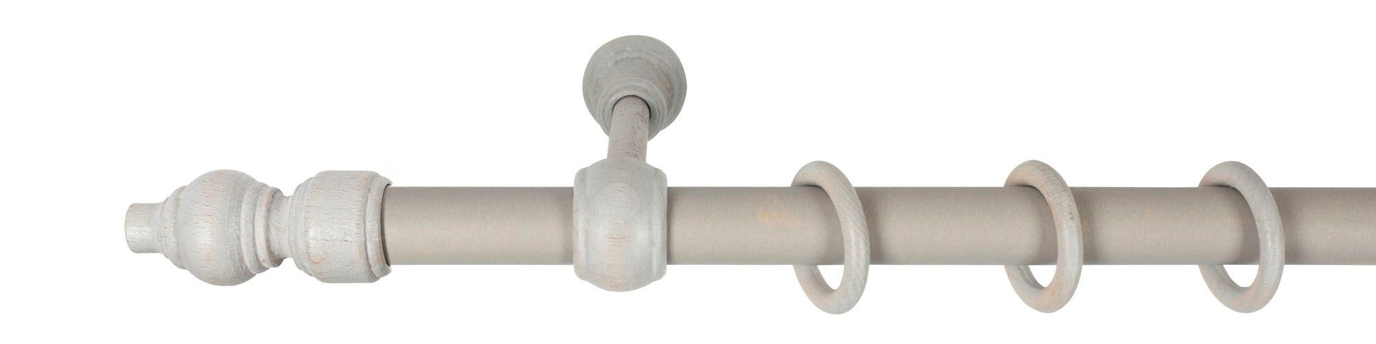 SN DECO GROUP Gardinenstange "Filigrano" 1 läufig-läufig Fixmaß 28 mm, Holz günstig online kaufen