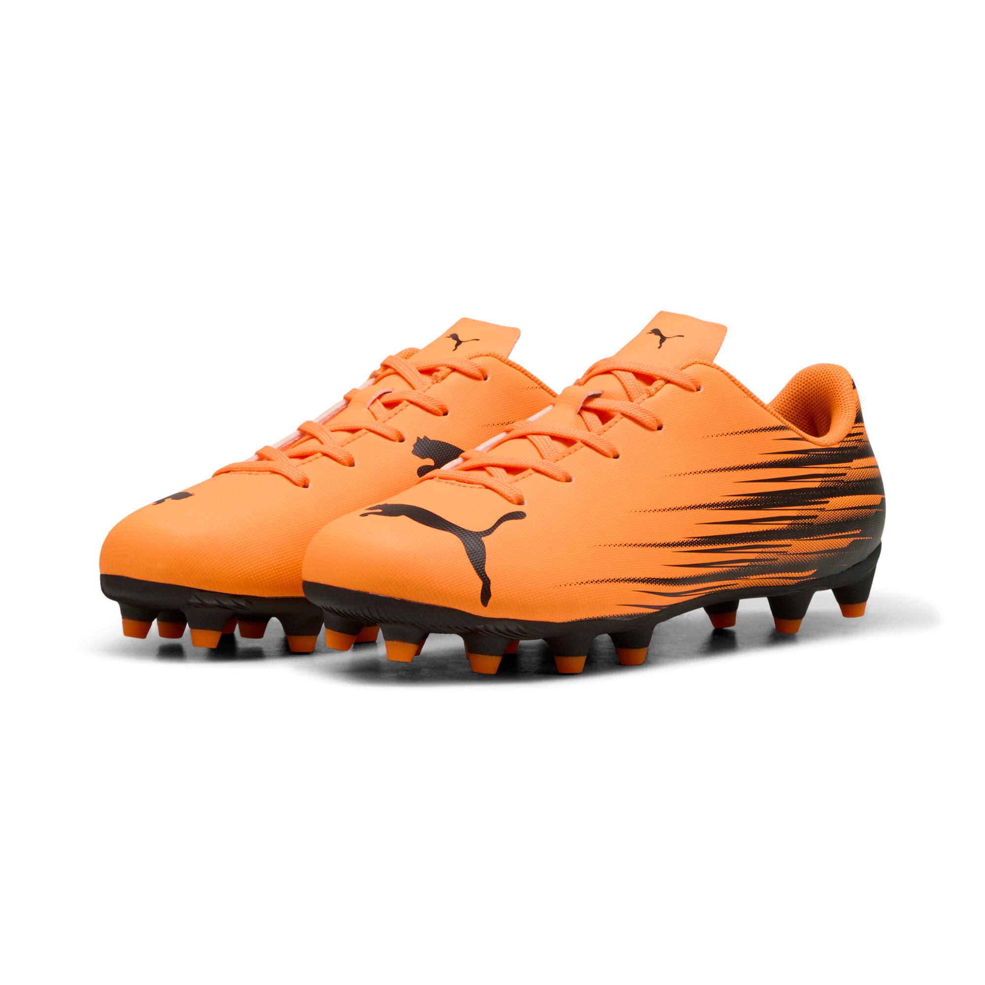 PUMA Fußballschuh "ATTACANTO II FGAG JR" mit Nockenprofil für Rasen- und Kunstrasenplätze, mit Schnürung