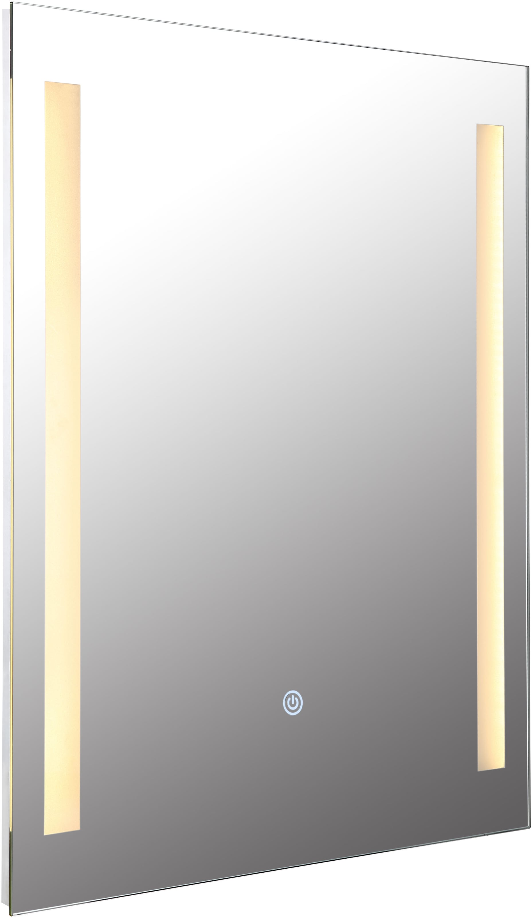 GLOBO LIGHTING LED Spiegelleuchte »RIVAS«, Leuchtmittel LED-Modul | LED fest integriert, Spiegel/Touch Ein/Aus/IP44/Touchdimmer/BxH: 500x610mm