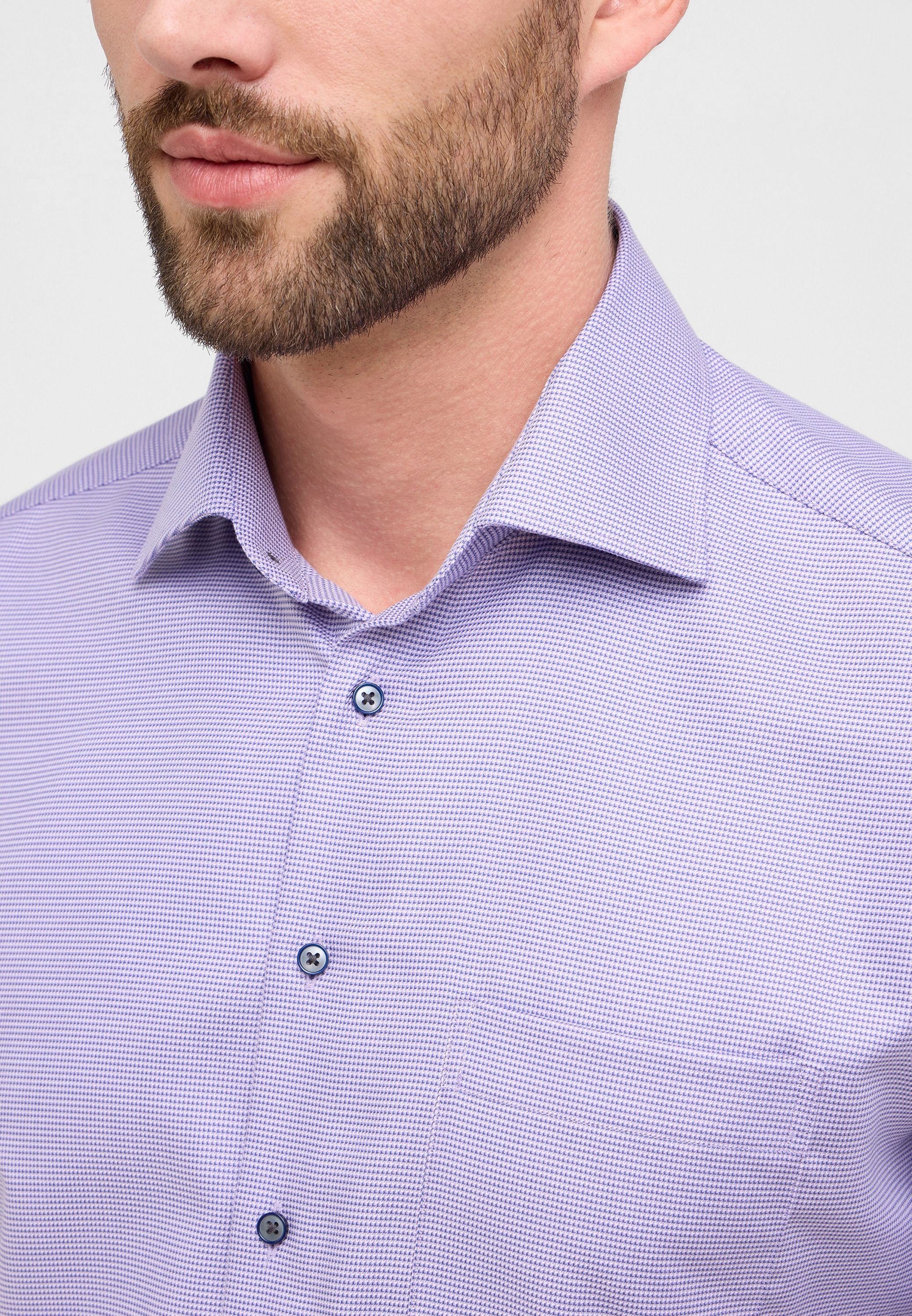 Eterna Langarmhemd »MODERN FIT«, NON IRON (bügelfrei)