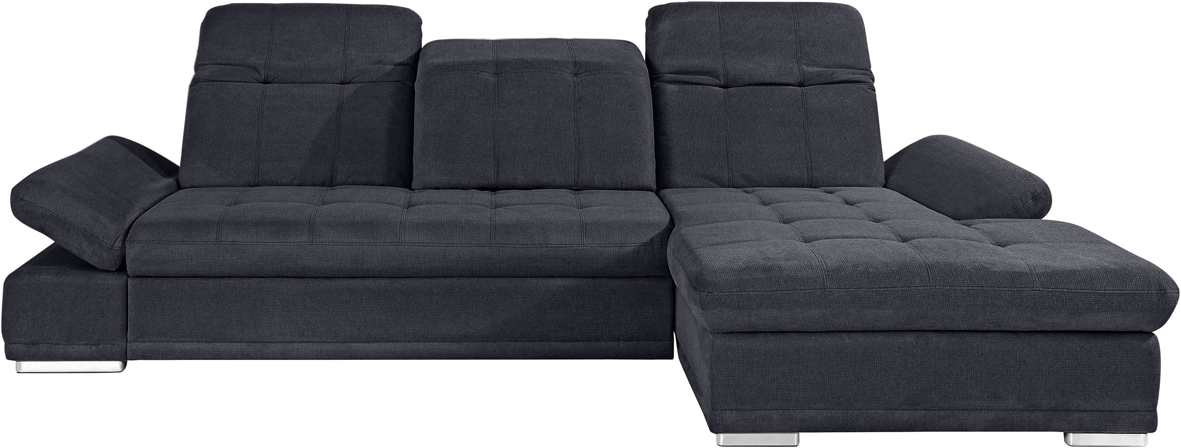 COTTA Ecksofa »Holiday L-Form mit Sitztiefen-, Armteil- und Kopfteilverstellung«, wahlweise mit Bettfunktion & Bettkasten