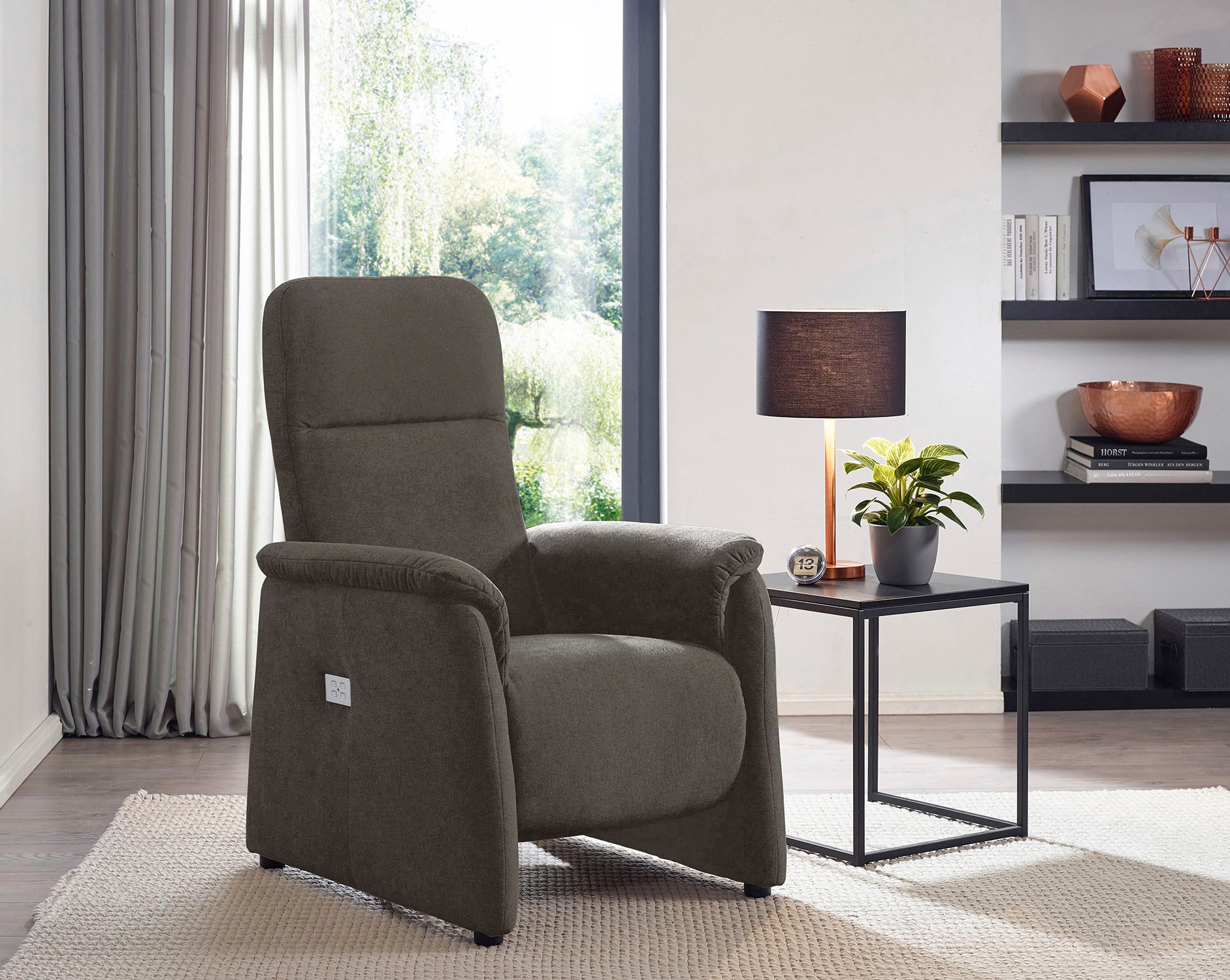 CALIZZA INTERIORS Relaxsessel "Topas", inklusiver stufenloser Kopfteilverst günstig online kaufen